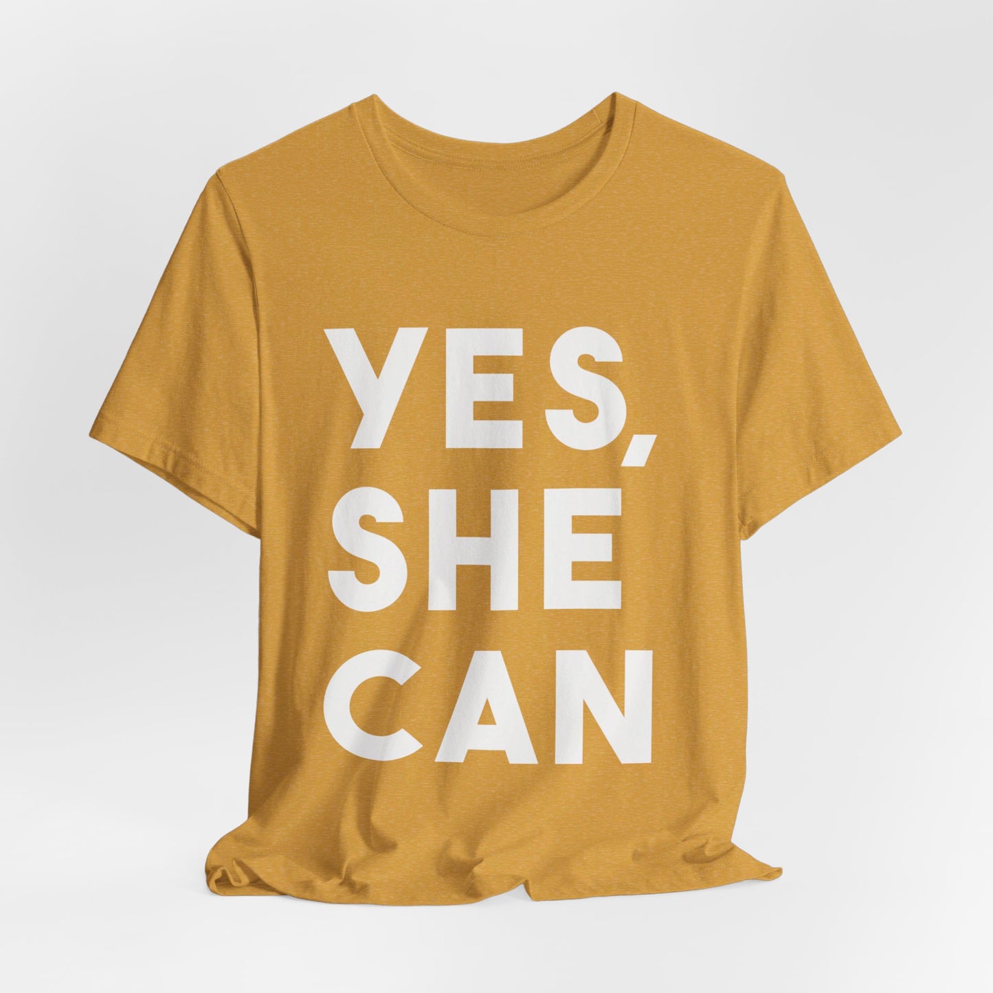 Yes, She Can - Unisex Jersey Short Sleeve Tee