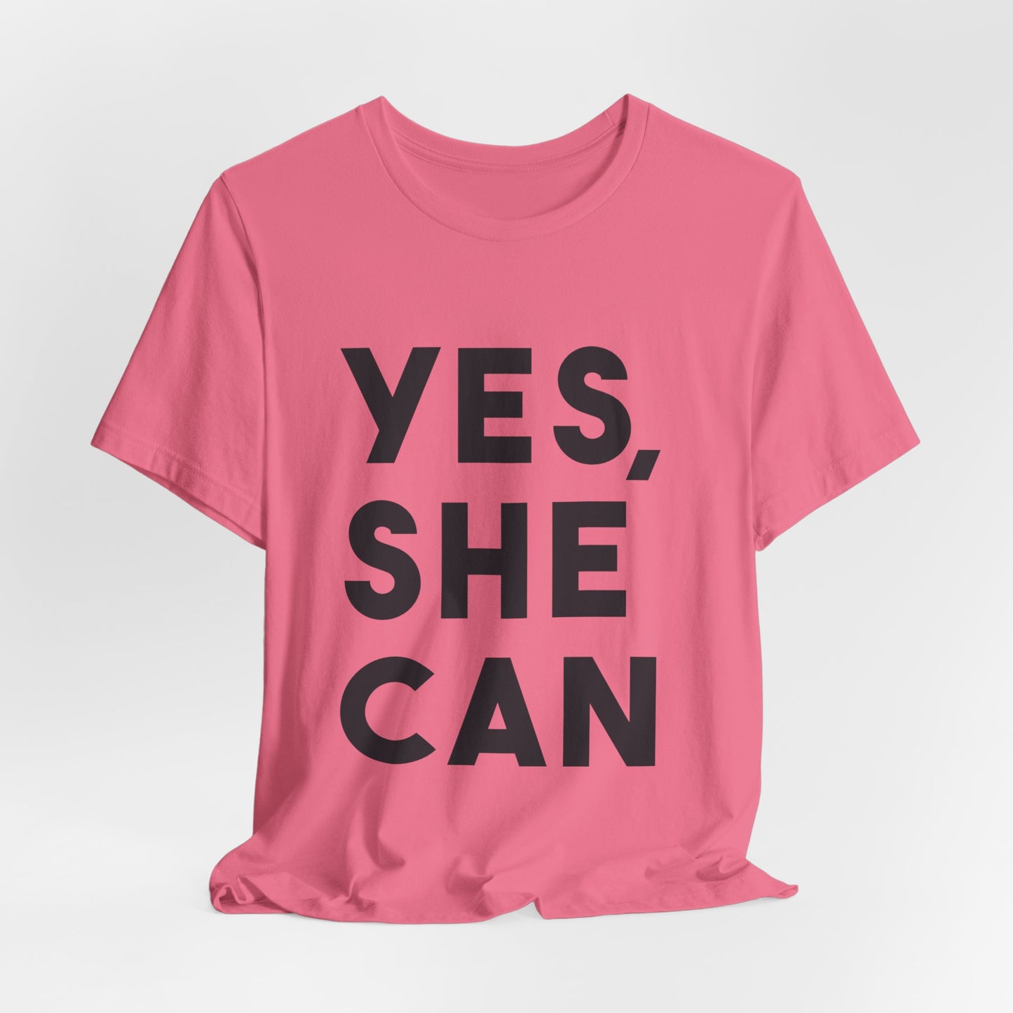 Yes, She Can - Unisex Jersey Short Sleeve Tee