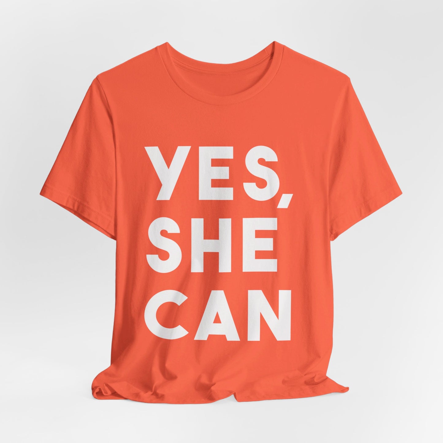 Yes, She Can - Unisex Jersey Short Sleeve Tee