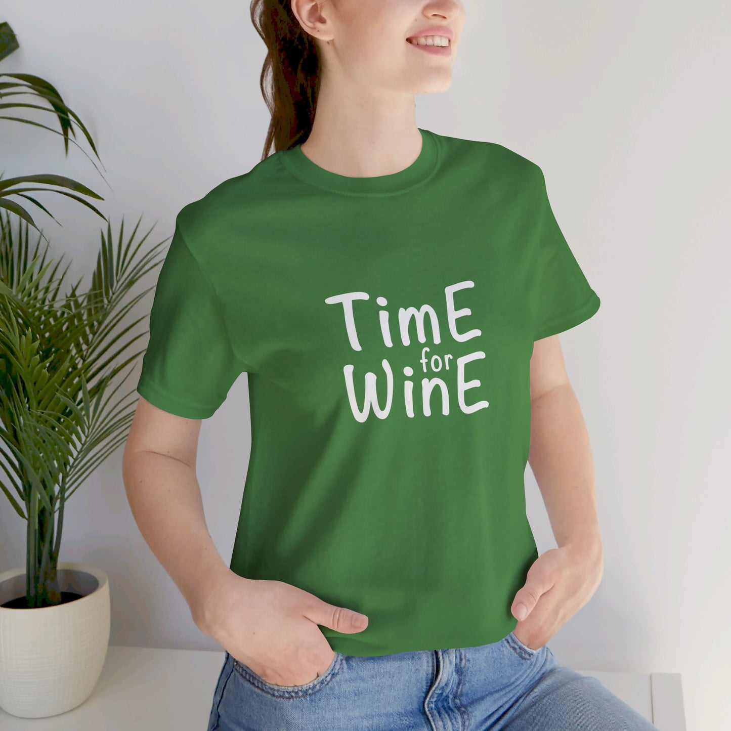 Time for Wine - Unisex Jersey Short Sleeve Tee