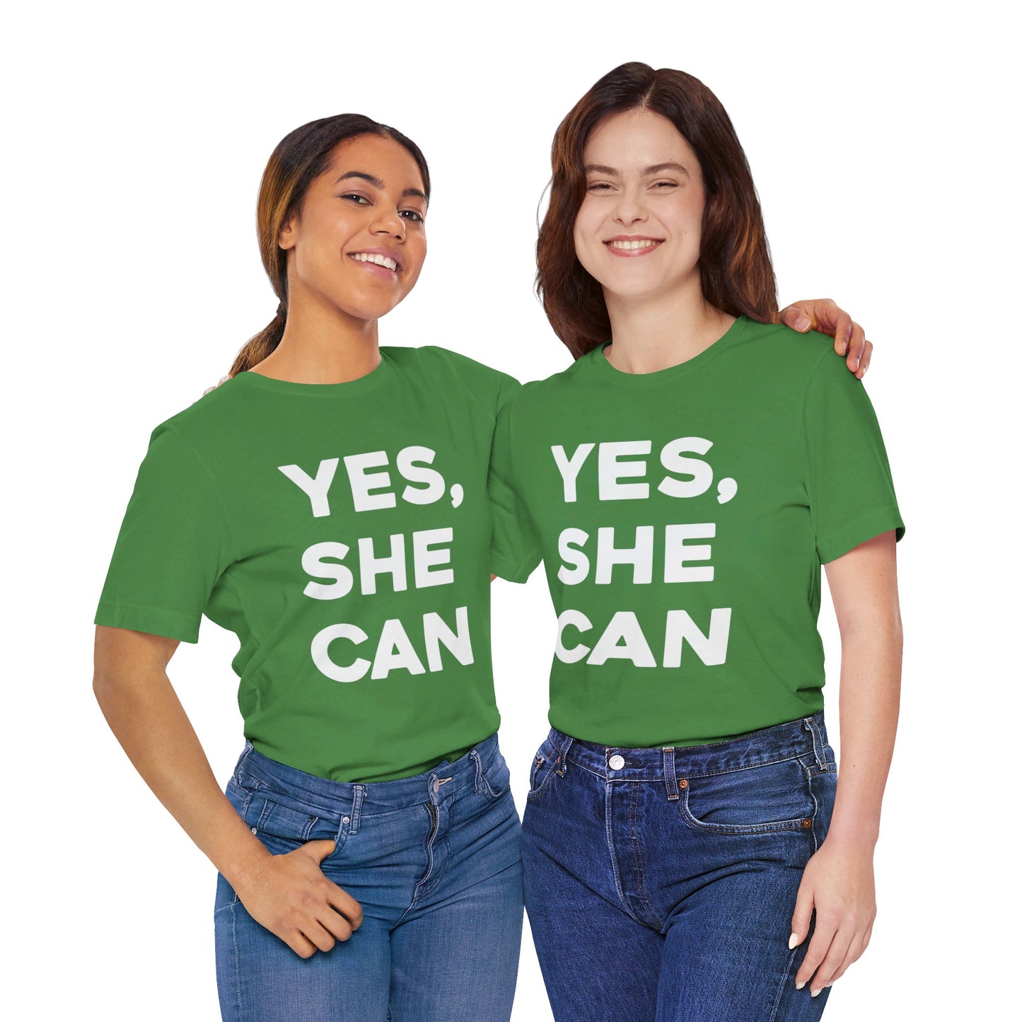 Yes, She Can - Unisex Jersey Short Sleeve Tee
