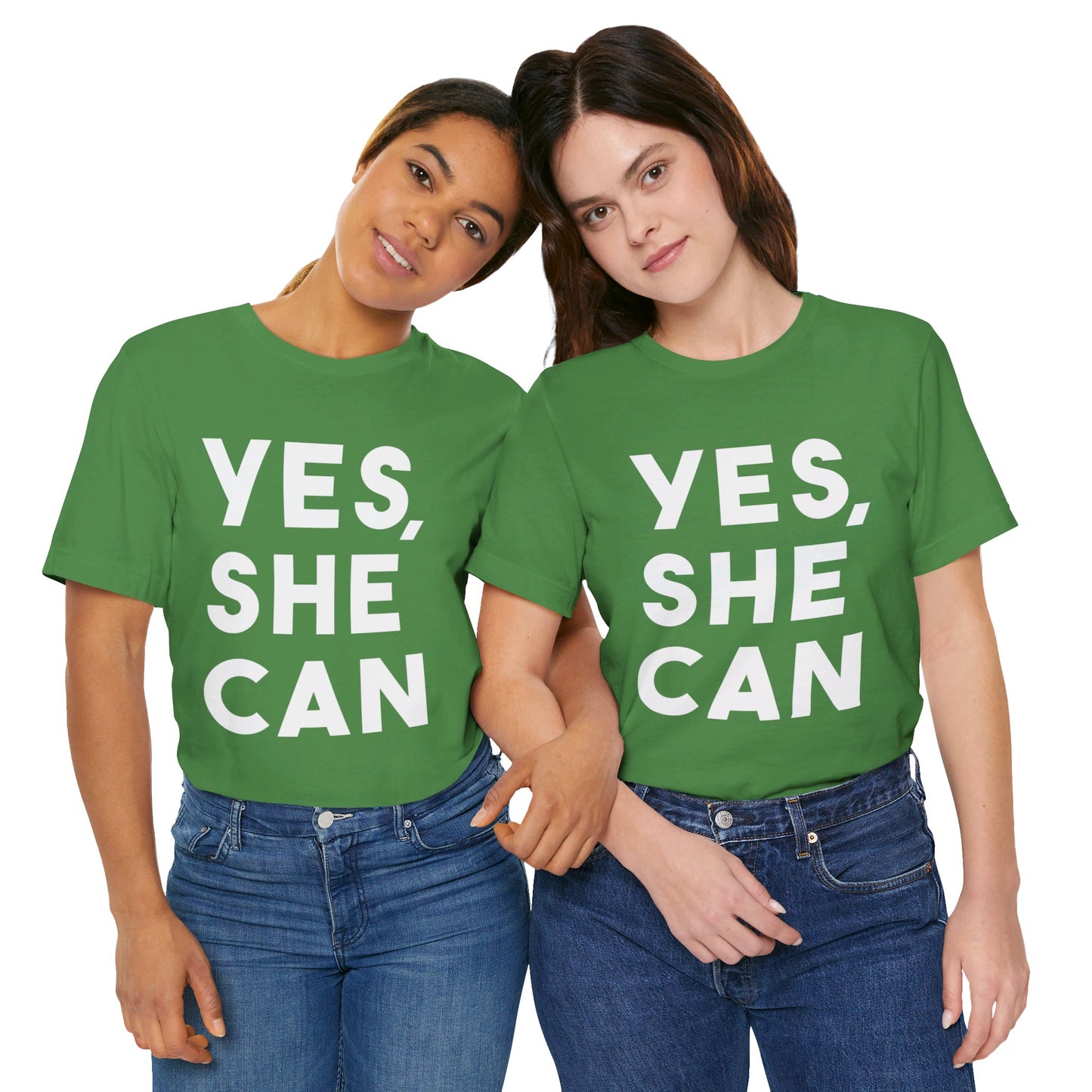 Yes, She Can - Unisex Jersey Short Sleeve Tee