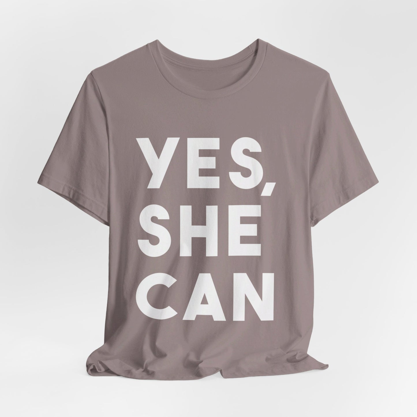Yes, She Can - Unisex Jersey Short Sleeve Tee