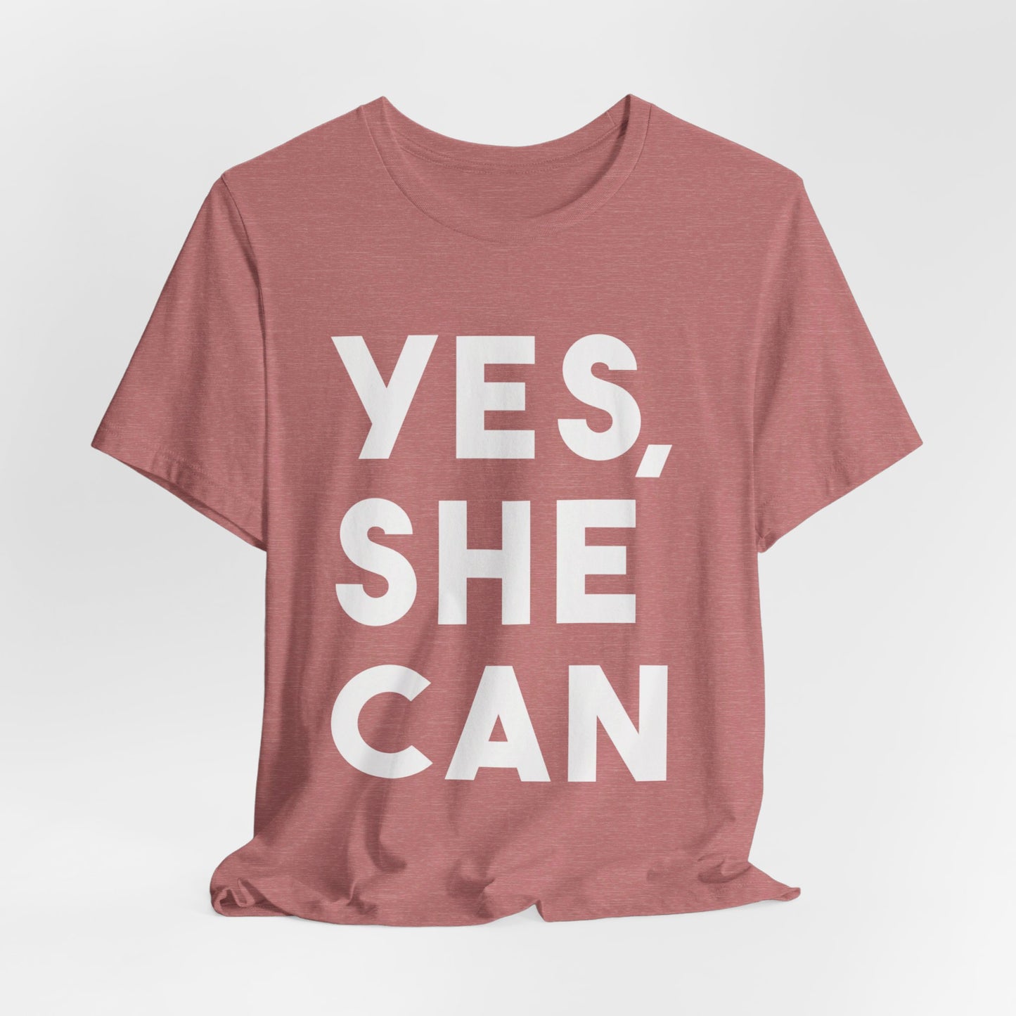 Yes, She Can - Unisex Jersey Short Sleeve Tee