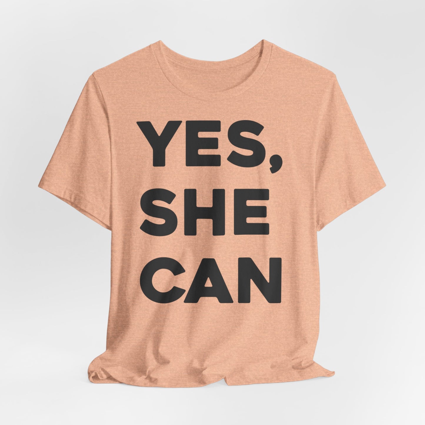 EU - Yes, She Can - Unisex Jersey Short Sleeve Tee