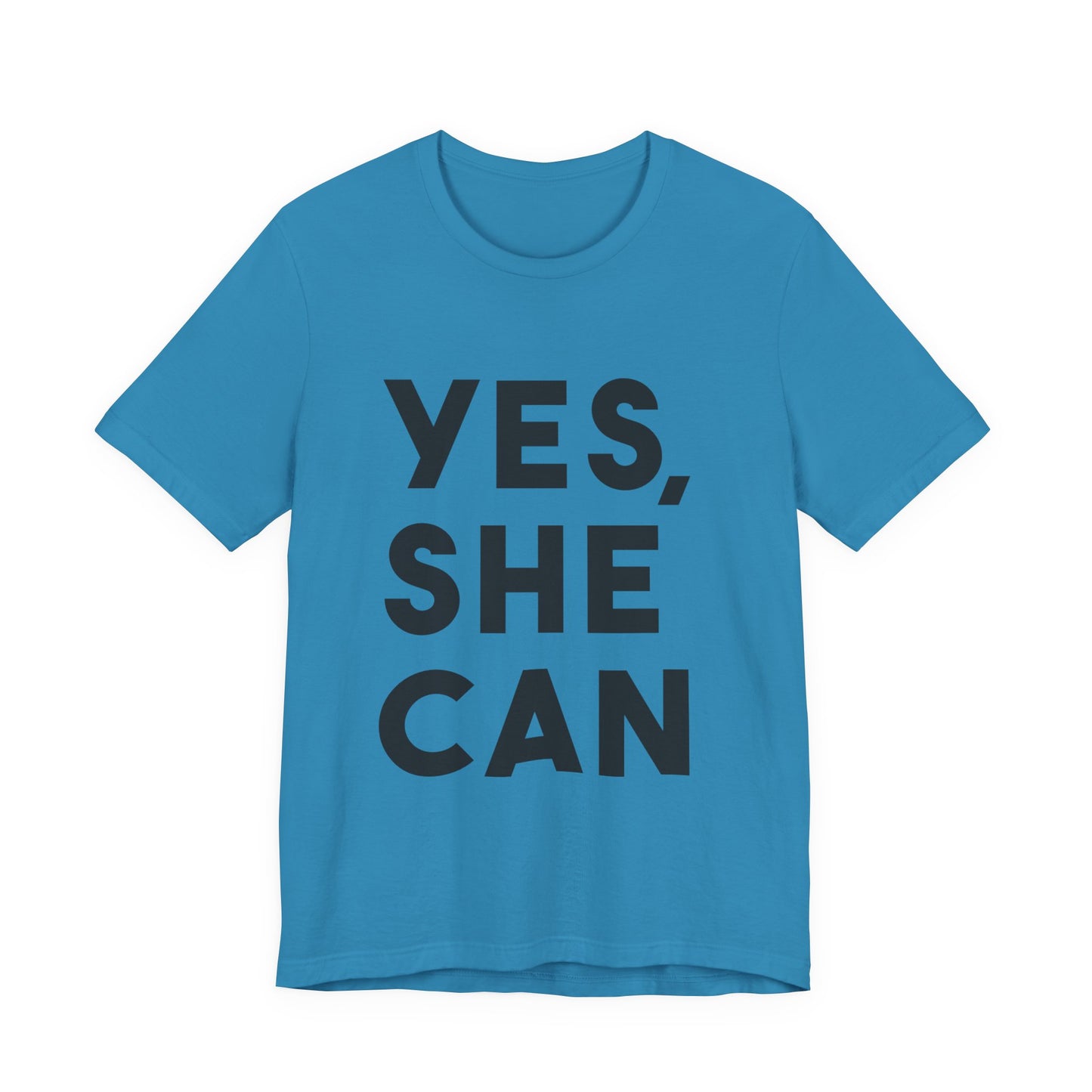 Yes, She Can - Unisex Jersey Short Sleeve Tee