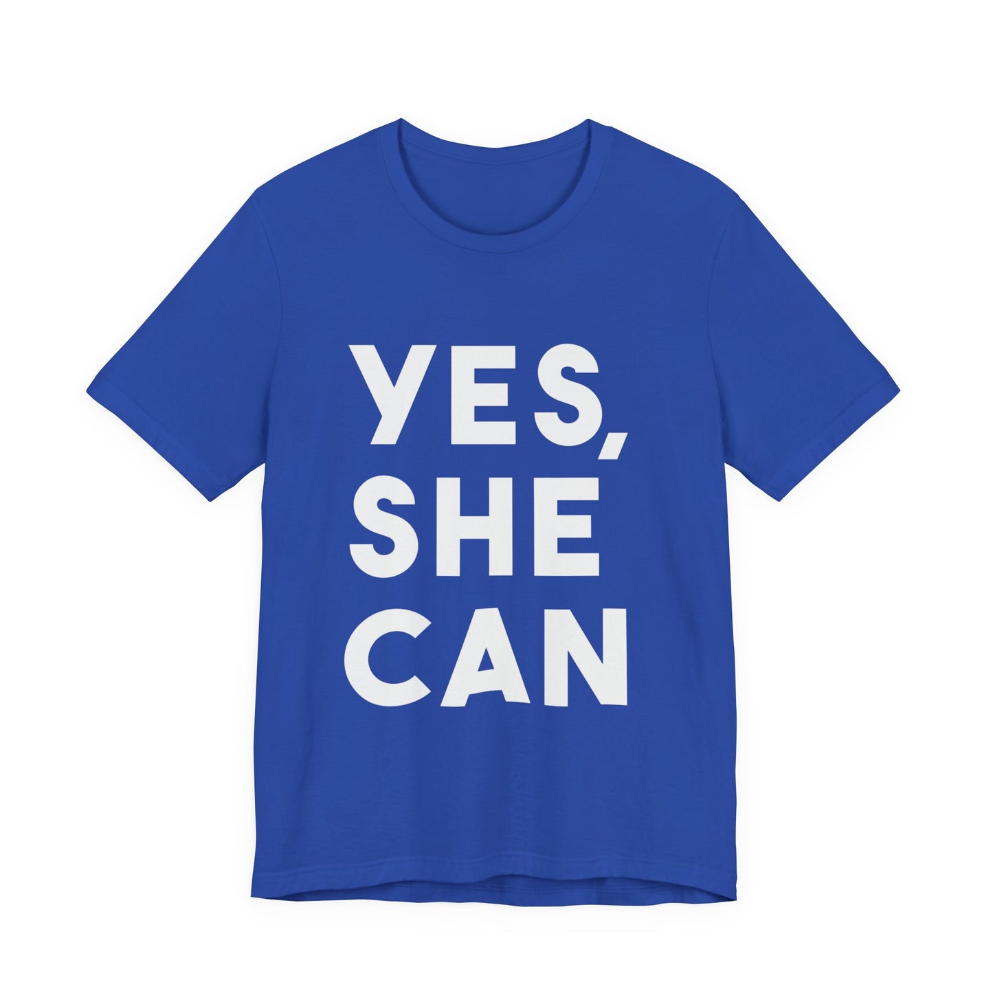 Yes, She Can - Unisex Jersey Short Sleeve Tee