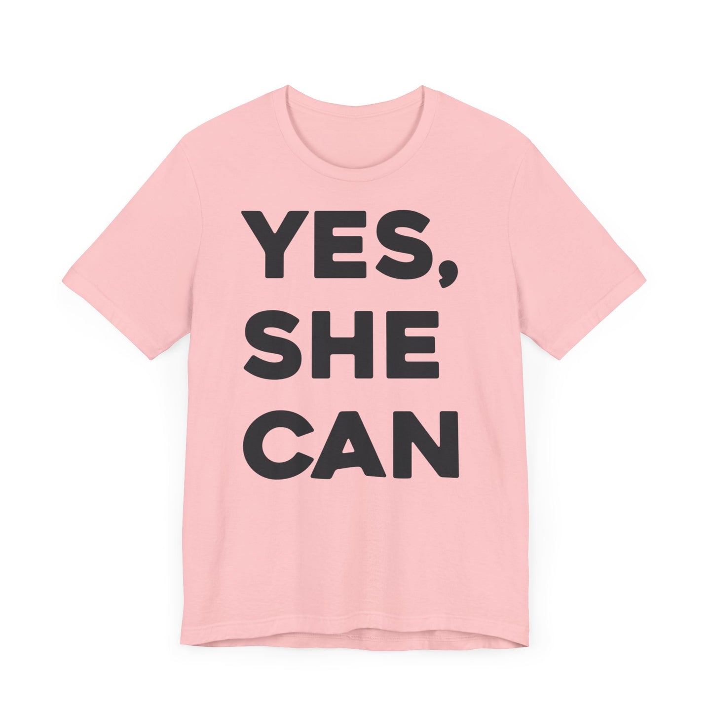 EU - Yes, She Can - Unisex Jersey Short Sleeve Tee