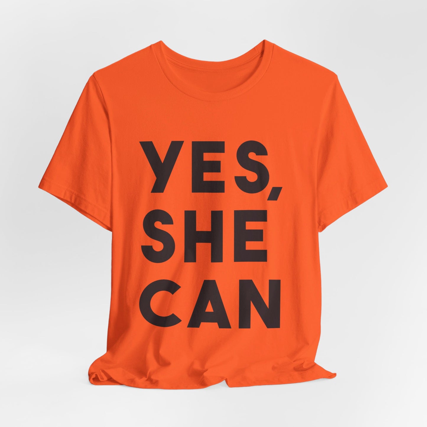 Yes, She Can - Unisex Jersey Short Sleeve Tee