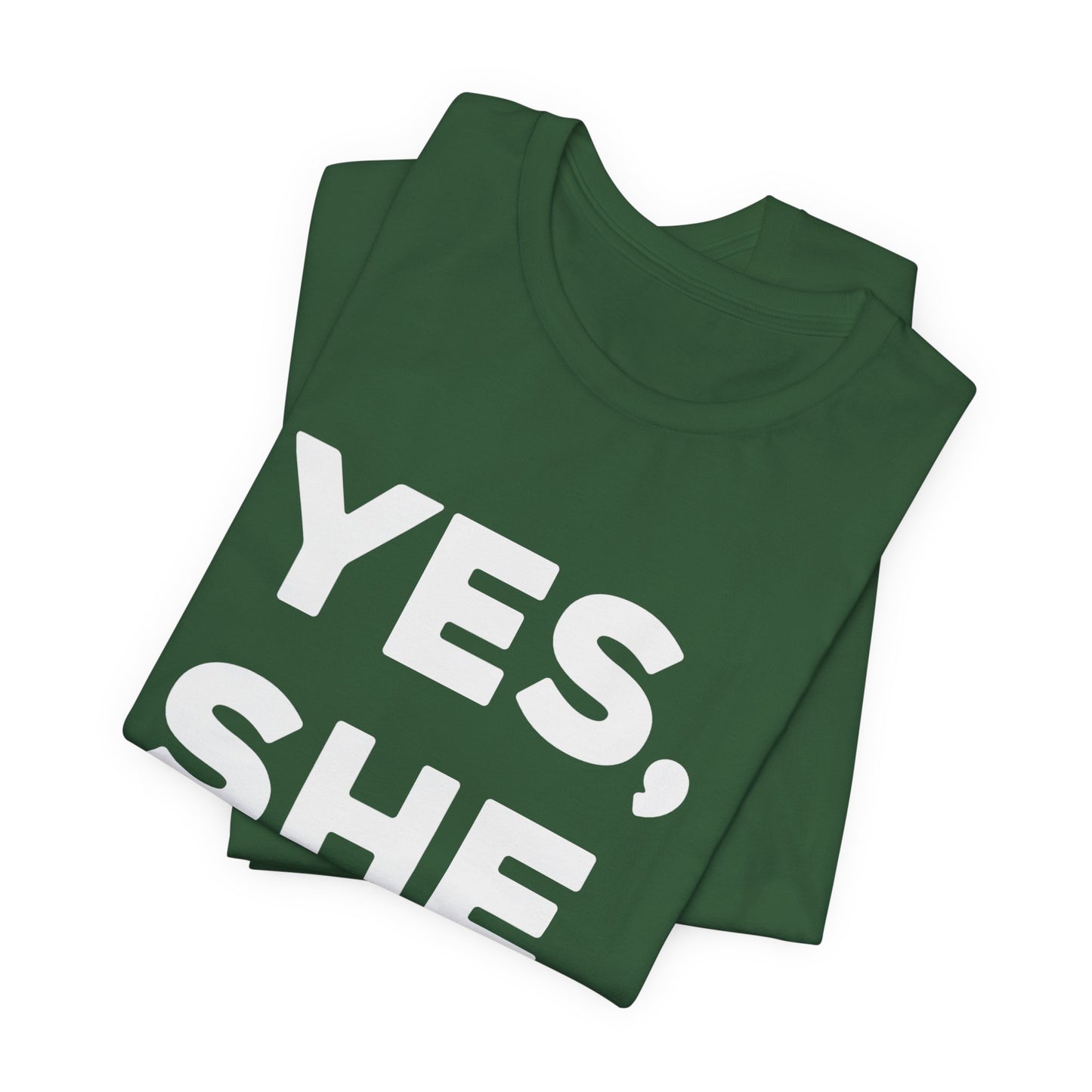 Yes, She Can - Unisex Jersey Short Sleeve Tee