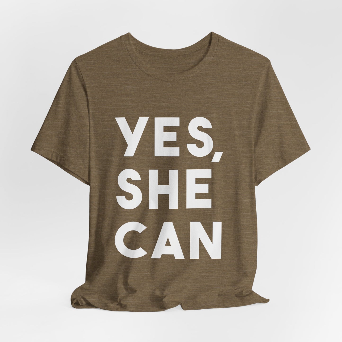 Yes, She Can - Unisex Jersey Short Sleeve Tee