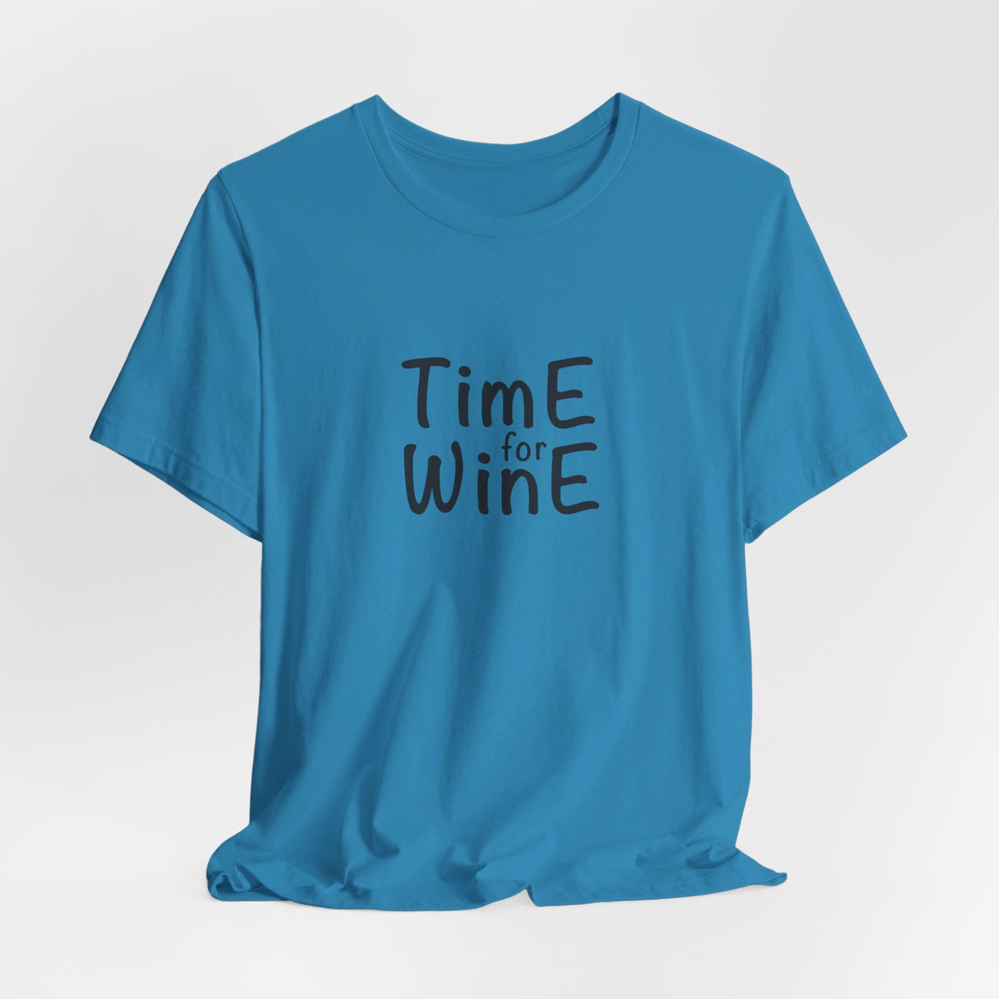 Time for Wine - Unisex Jersey Short Sleeve Tee