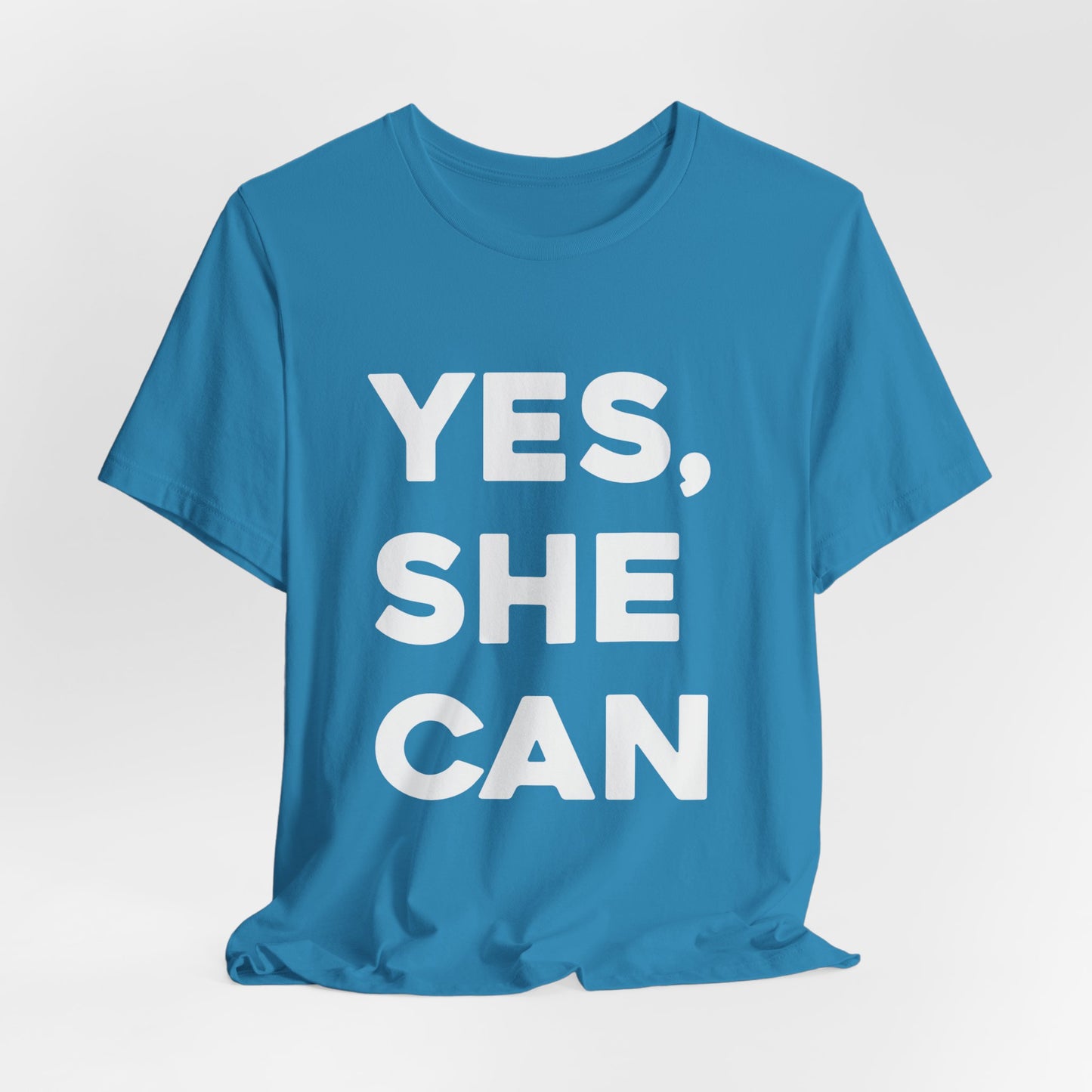 Yes, She Can - Unisex Jersey Short Sleeve Tee