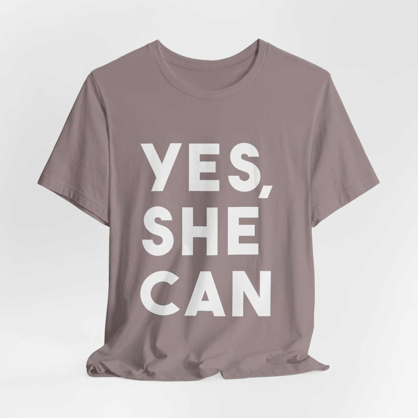 Yes, She Can - Unisex Jersey Short Sleeve Tee