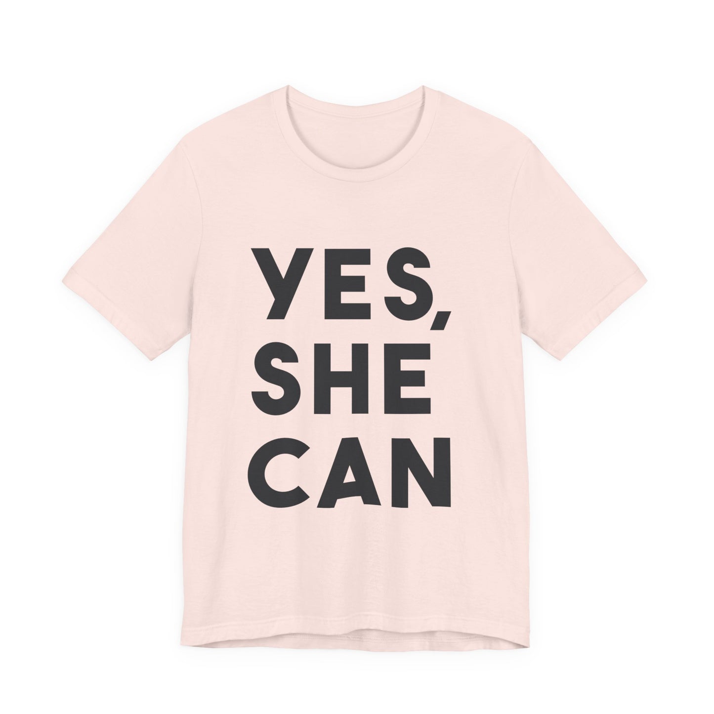 Yes, She Can - Unisex Jersey Short Sleeve Tee