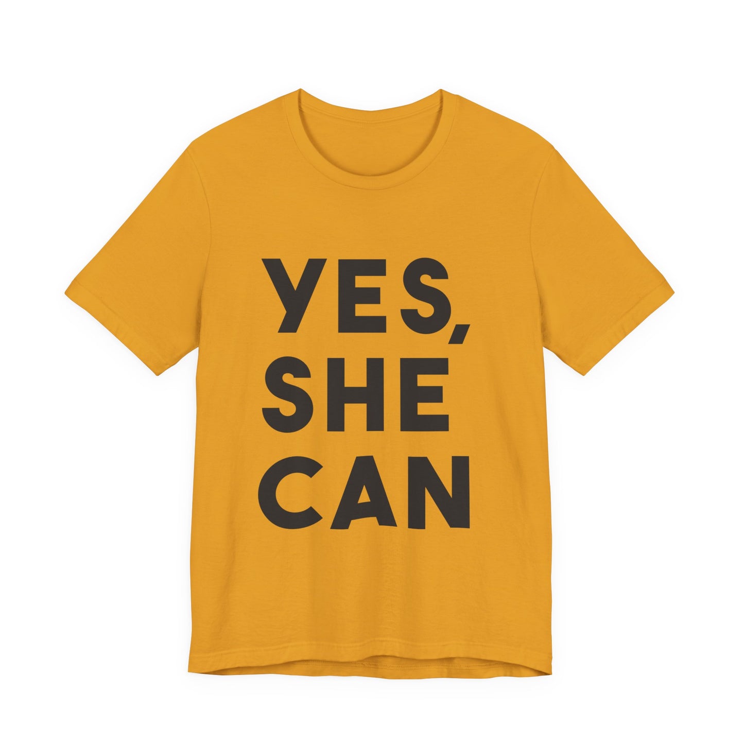 Yes, She Can - Unisex Jersey Short Sleeve Tee
