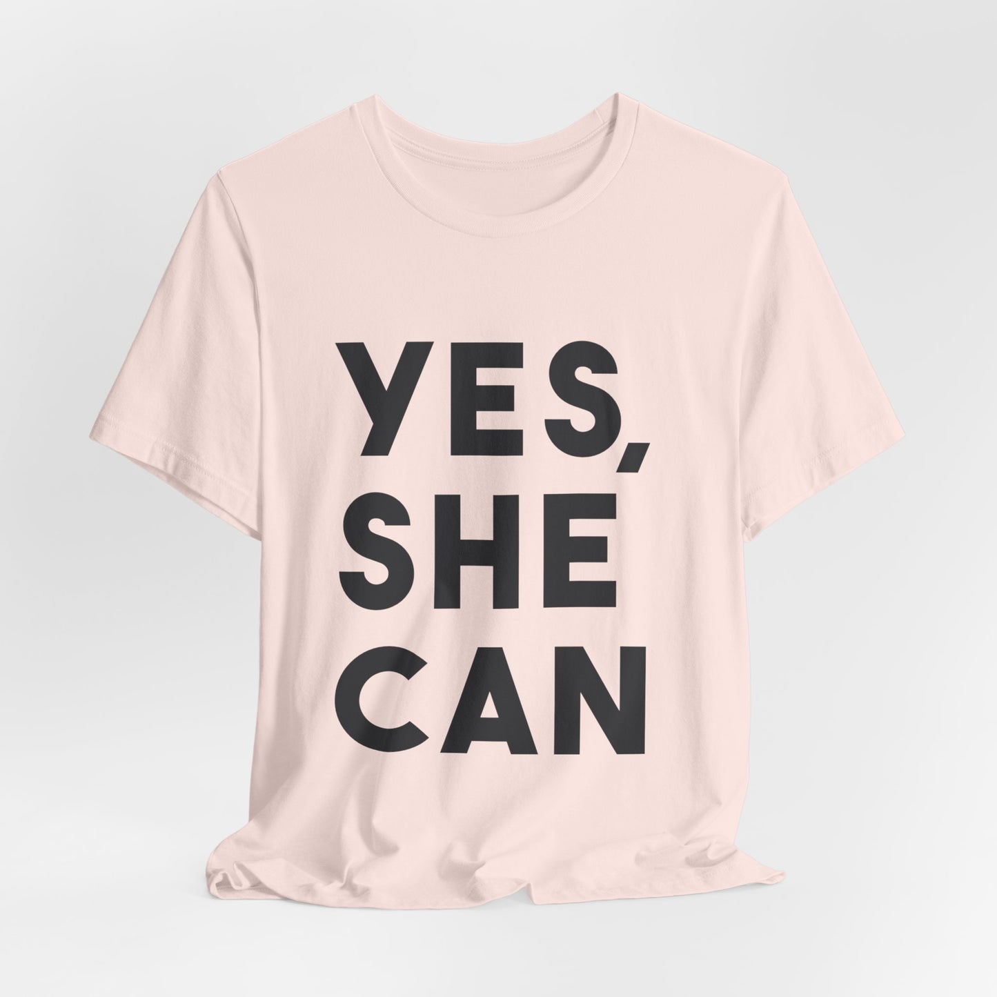 Yes, She Can - Unisex Jersey Short Sleeve Tee