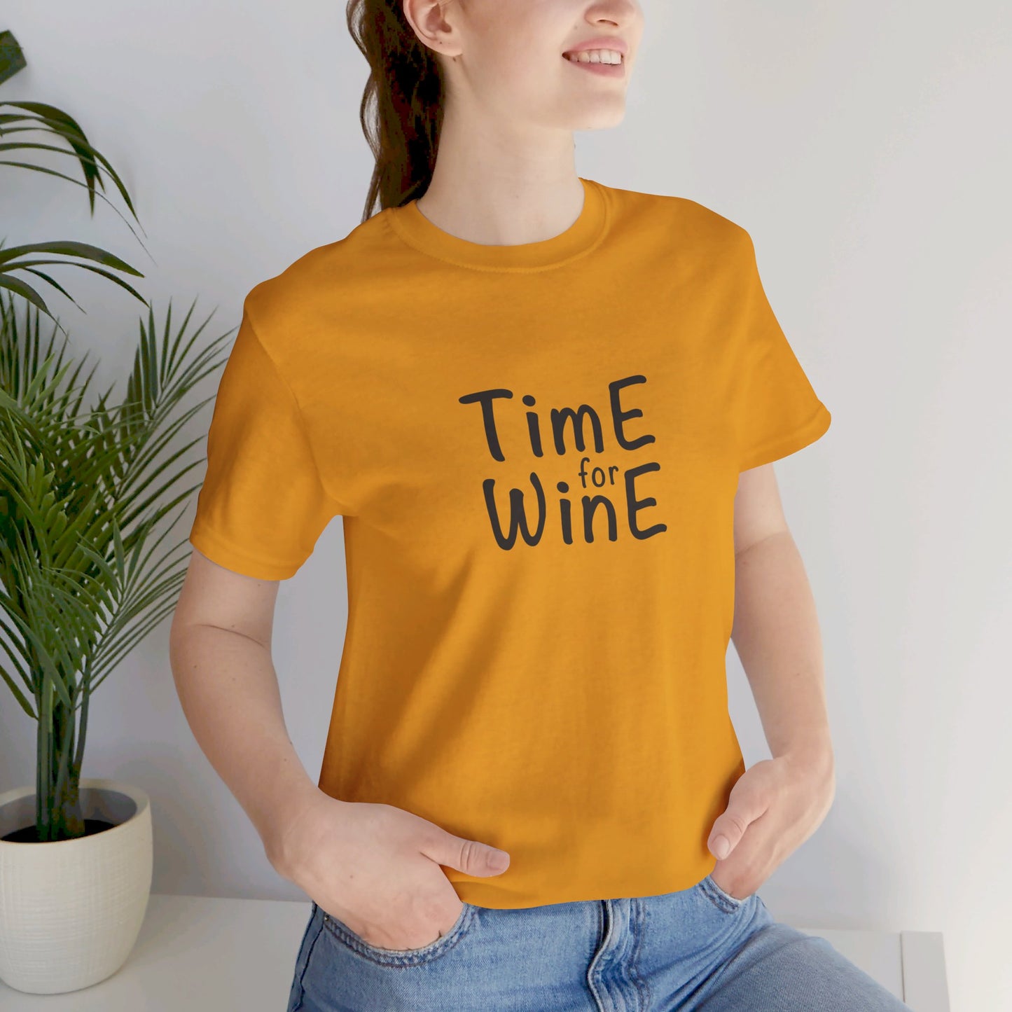 Time for Wine - Unisex Jersey Short Sleeve Tee