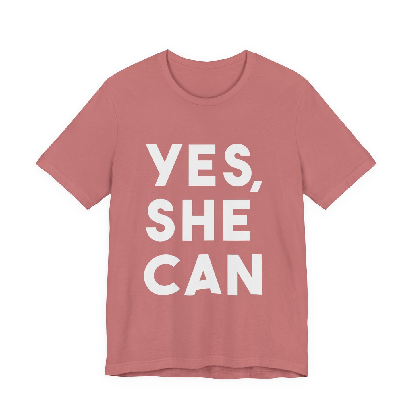 Yes, She Can - Unisex Jersey Short Sleeve Tee