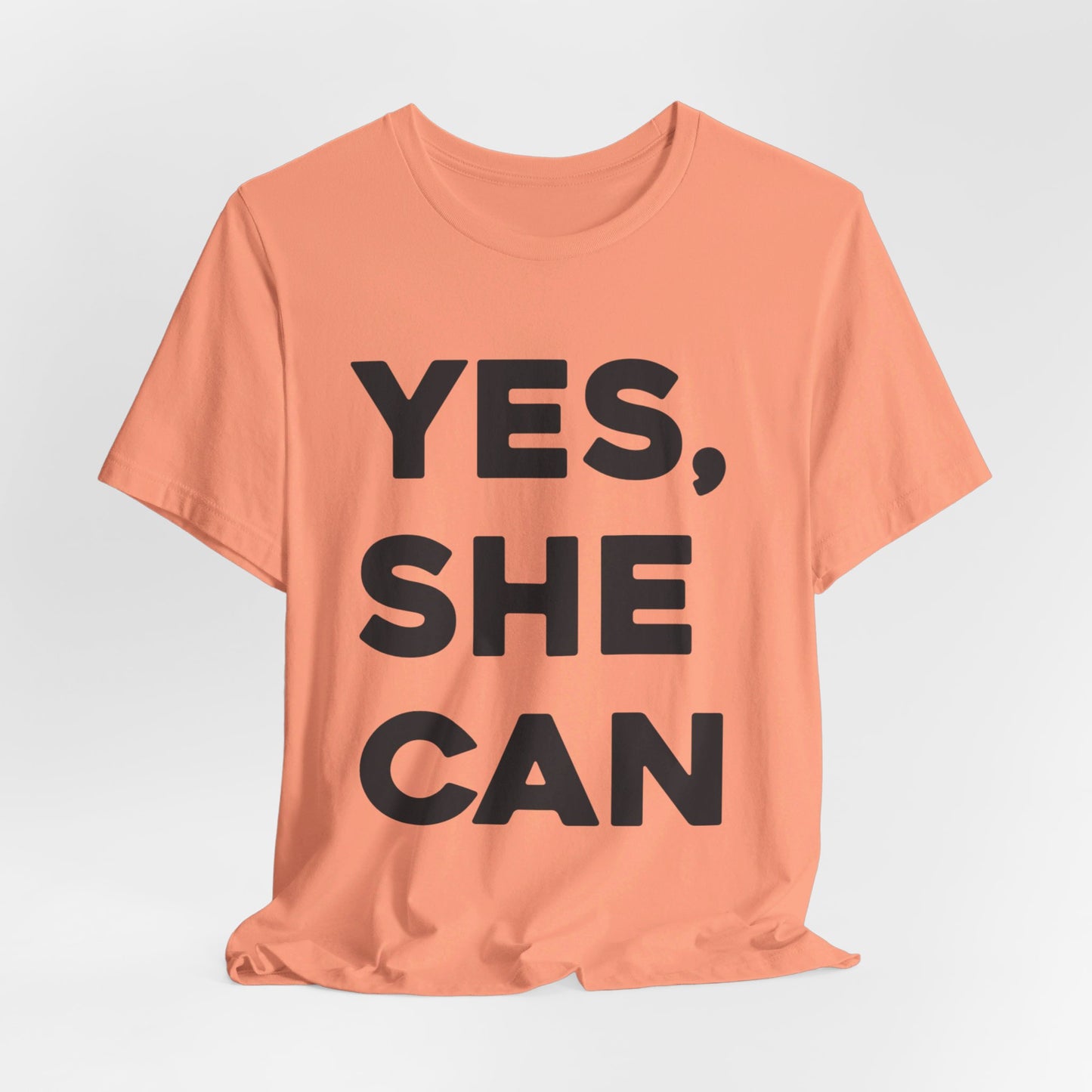 Yes, She Can - Unisex Jersey Short Sleeve Tee