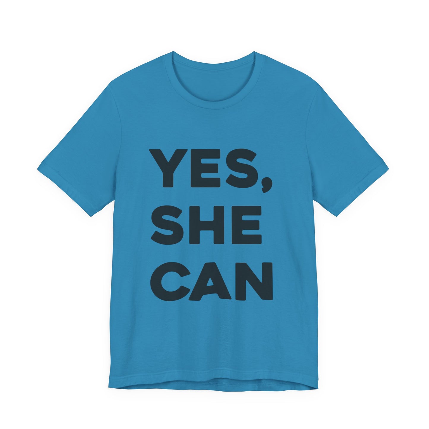 Yes, She Can - Unisex Jersey Short Sleeve Tee