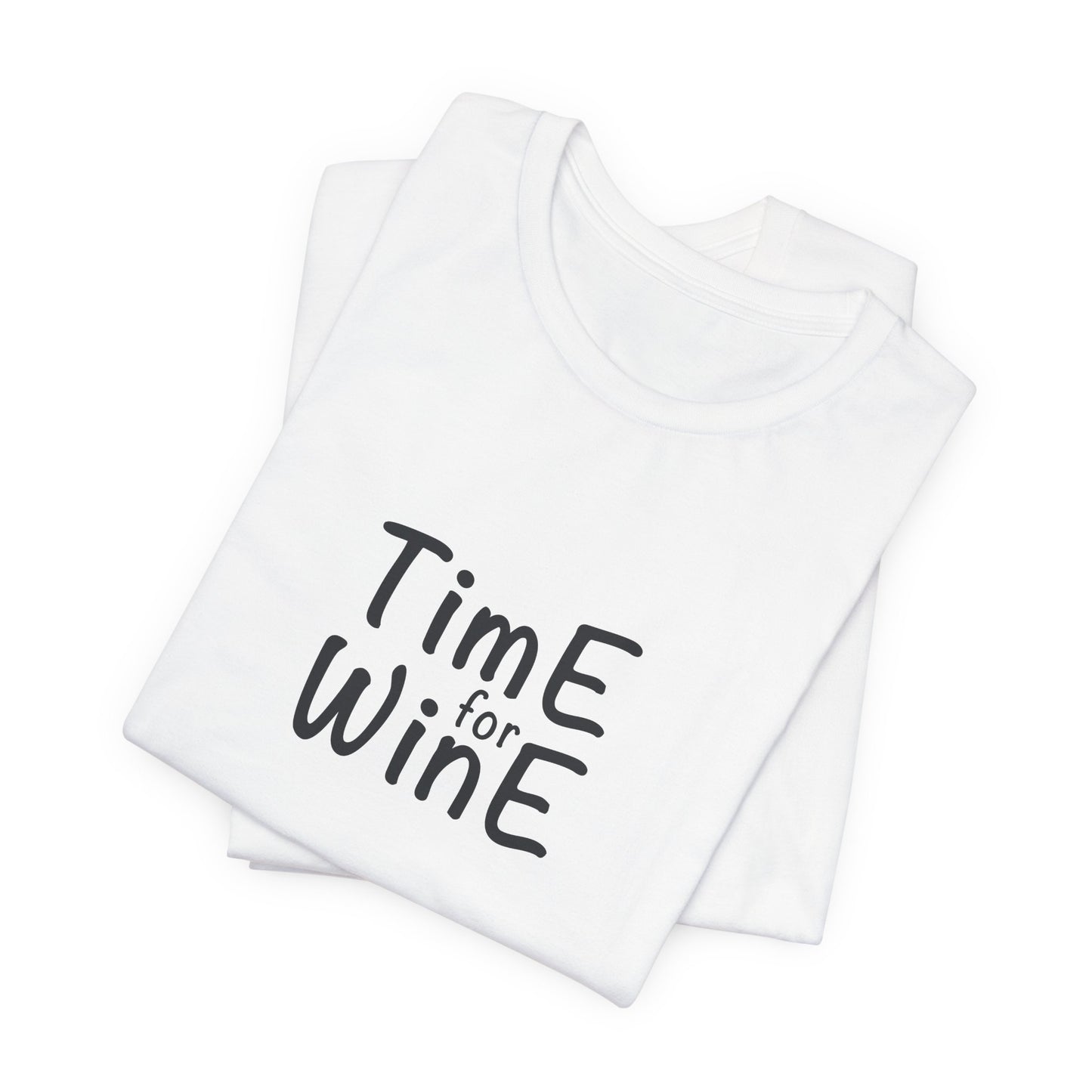 Time for Wine - Unisex Jersey Short Sleeve Tee