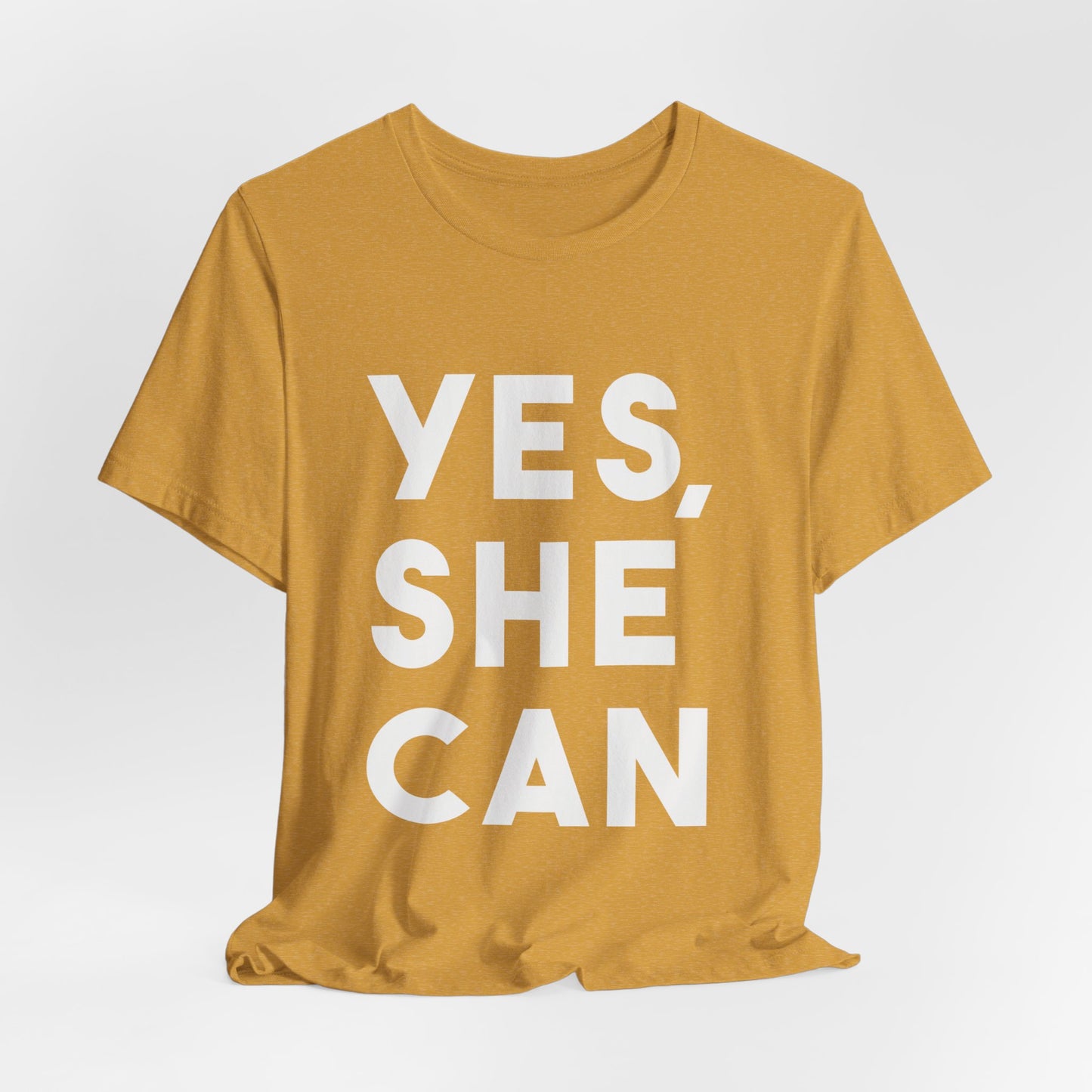 Yes, She Can - Unisex Jersey Short Sleeve Tee