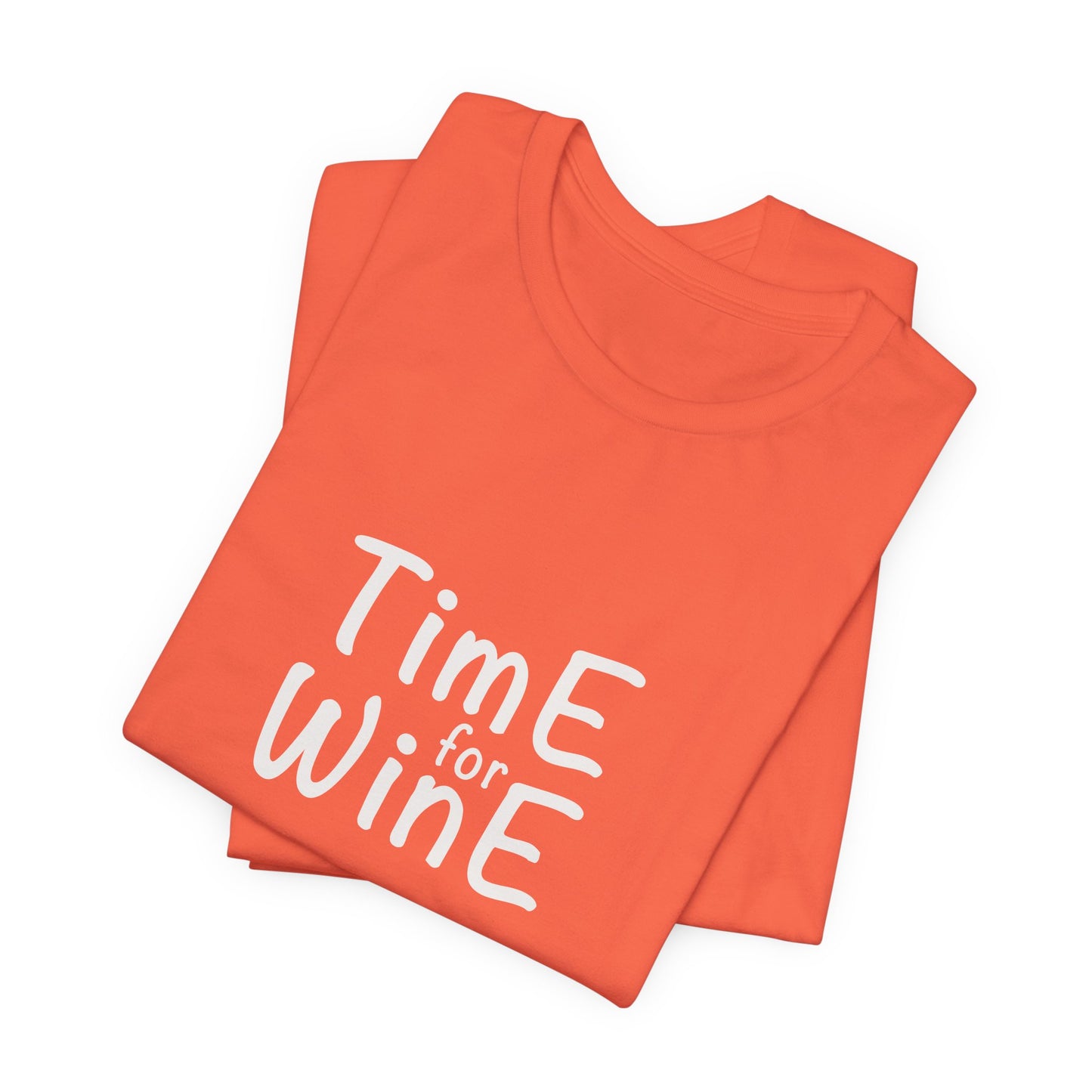 Time for Wine - Unisex Jersey Short Sleeve Tee