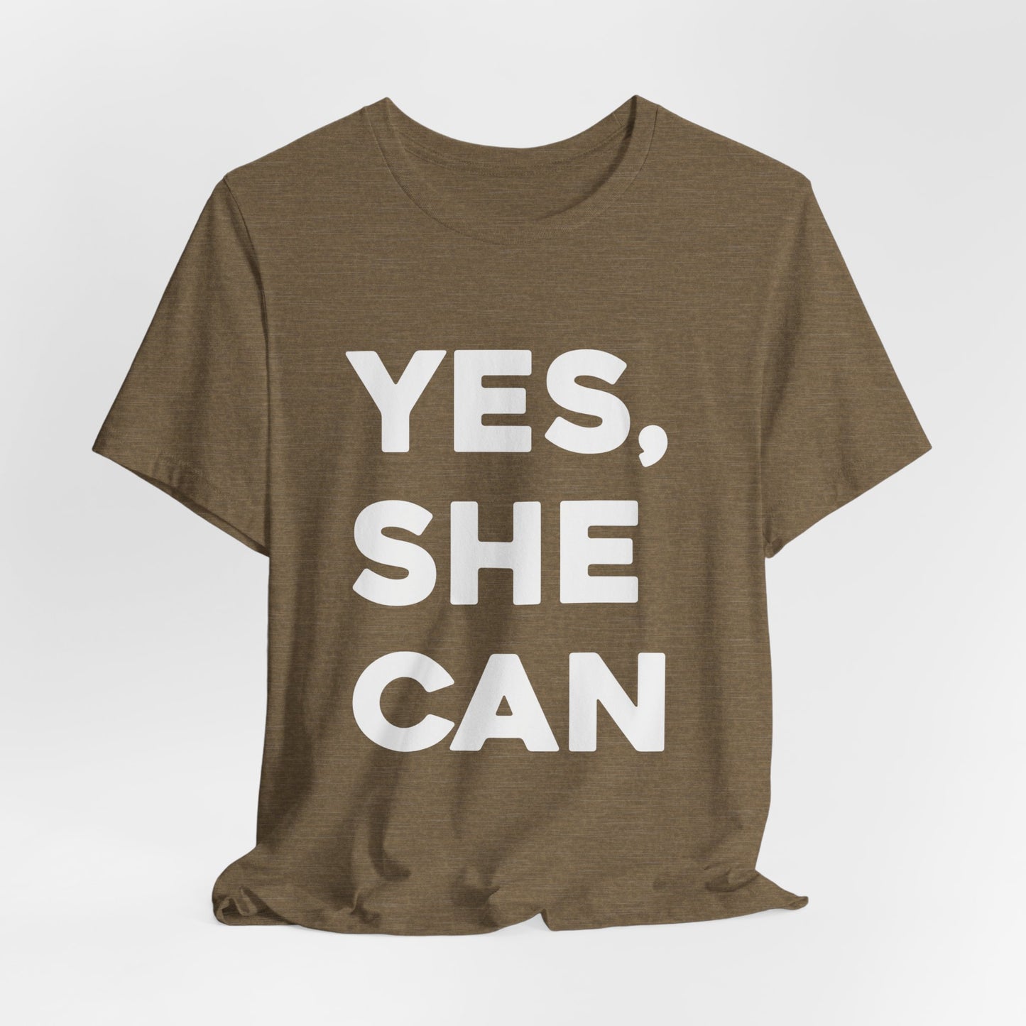 Yes, She Can - Unisex Jersey Short Sleeve Tee