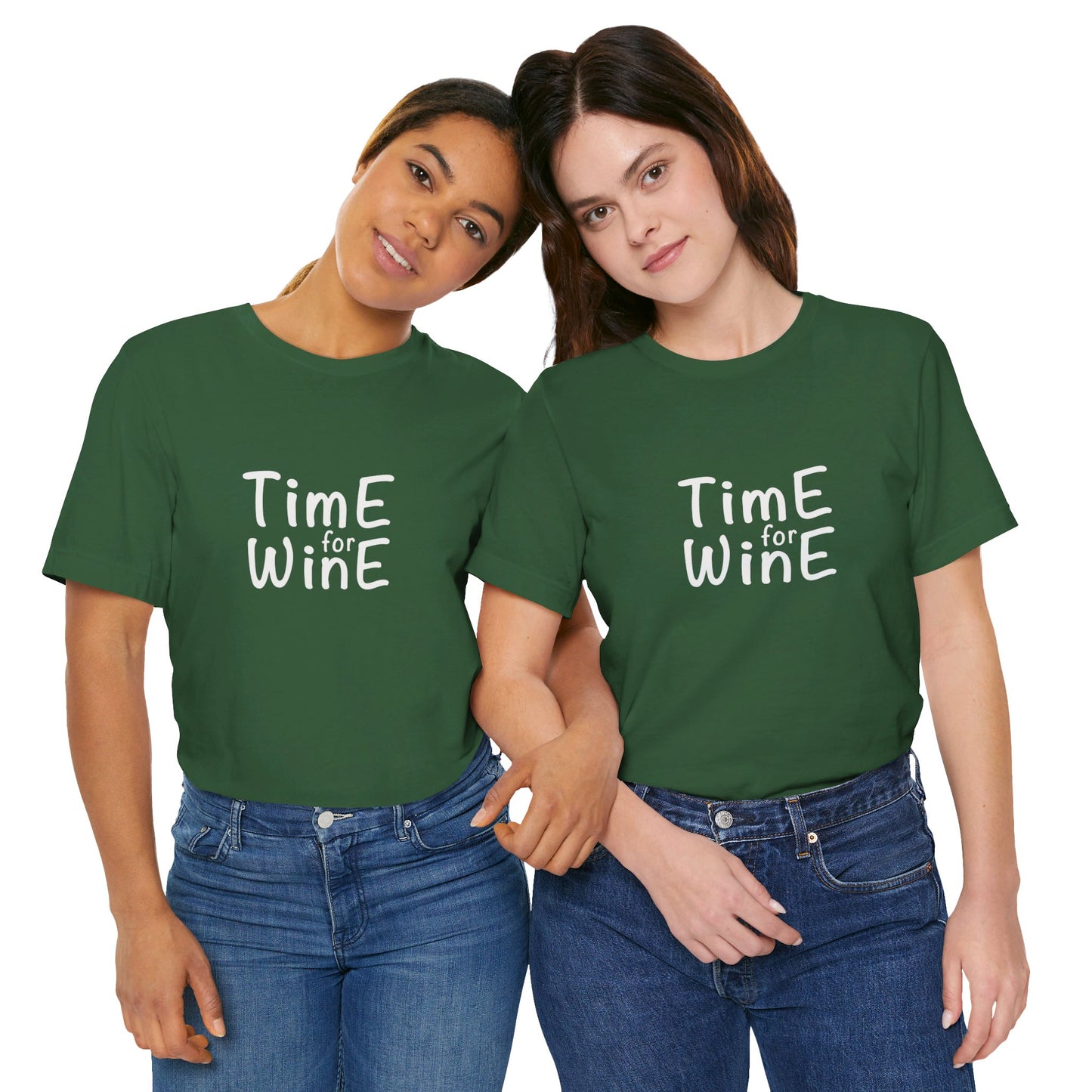 Time for Wine - Unisex Jersey Short Sleeve Tee