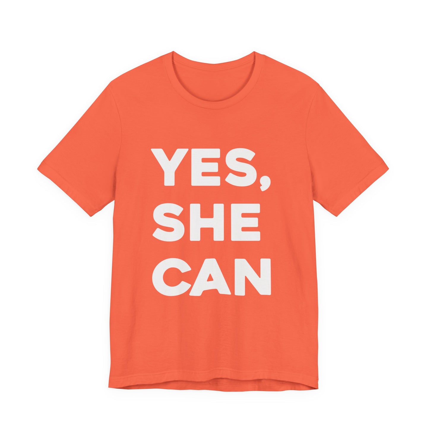 Yes, She Can - Unisex Jersey Short Sleeve Tee
