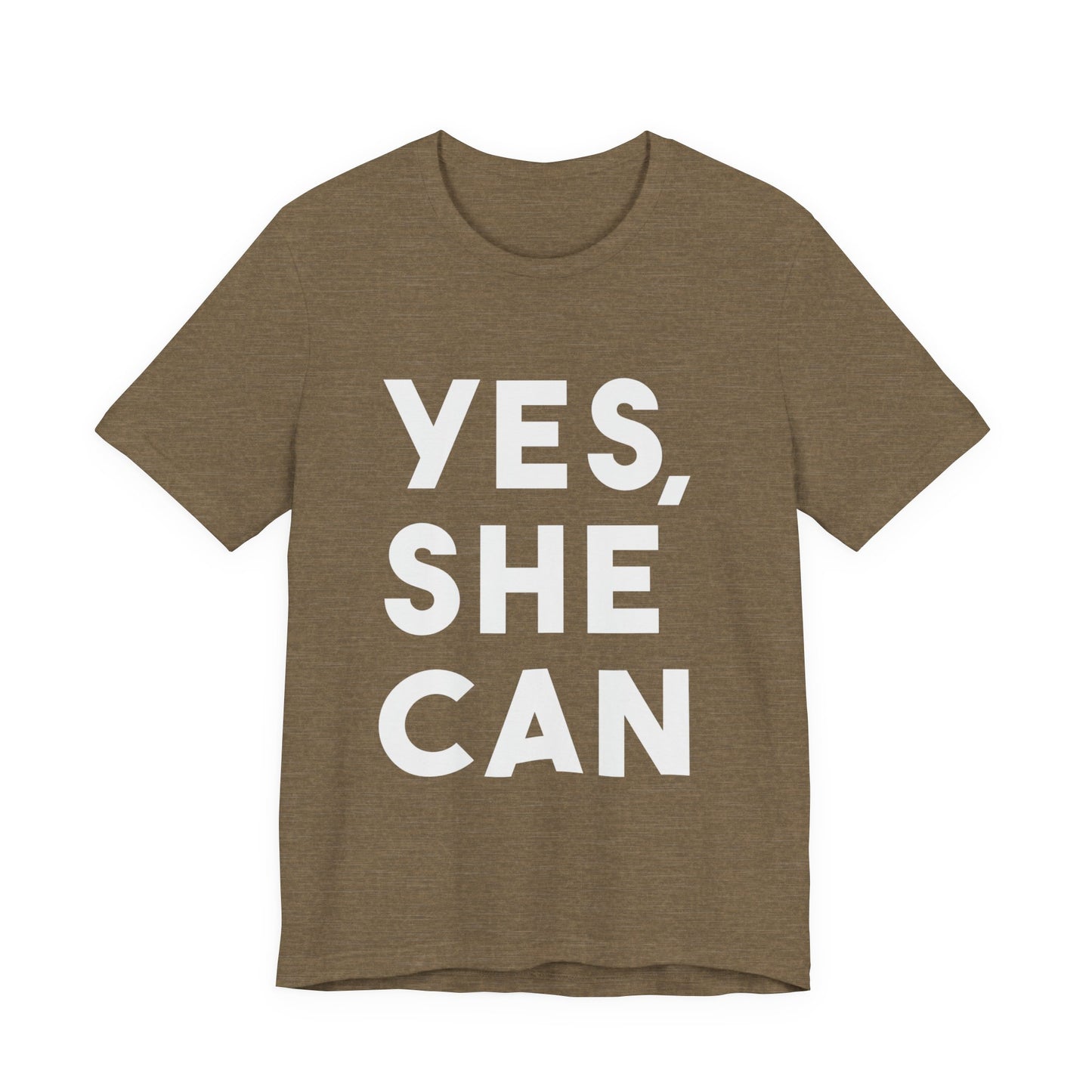 Yes, She Can - Unisex Jersey Short Sleeve Tee