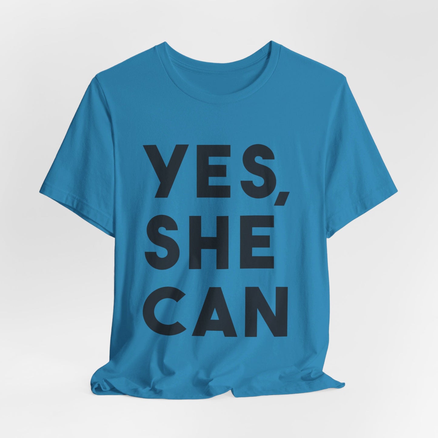 Yes, She Can - Unisex Jersey Short Sleeve Tee