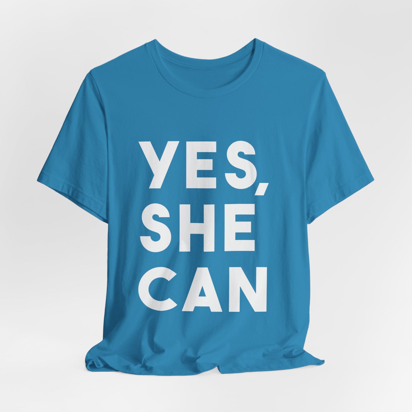 Yes, She Can - Unisex Jersey Short Sleeve Tee
