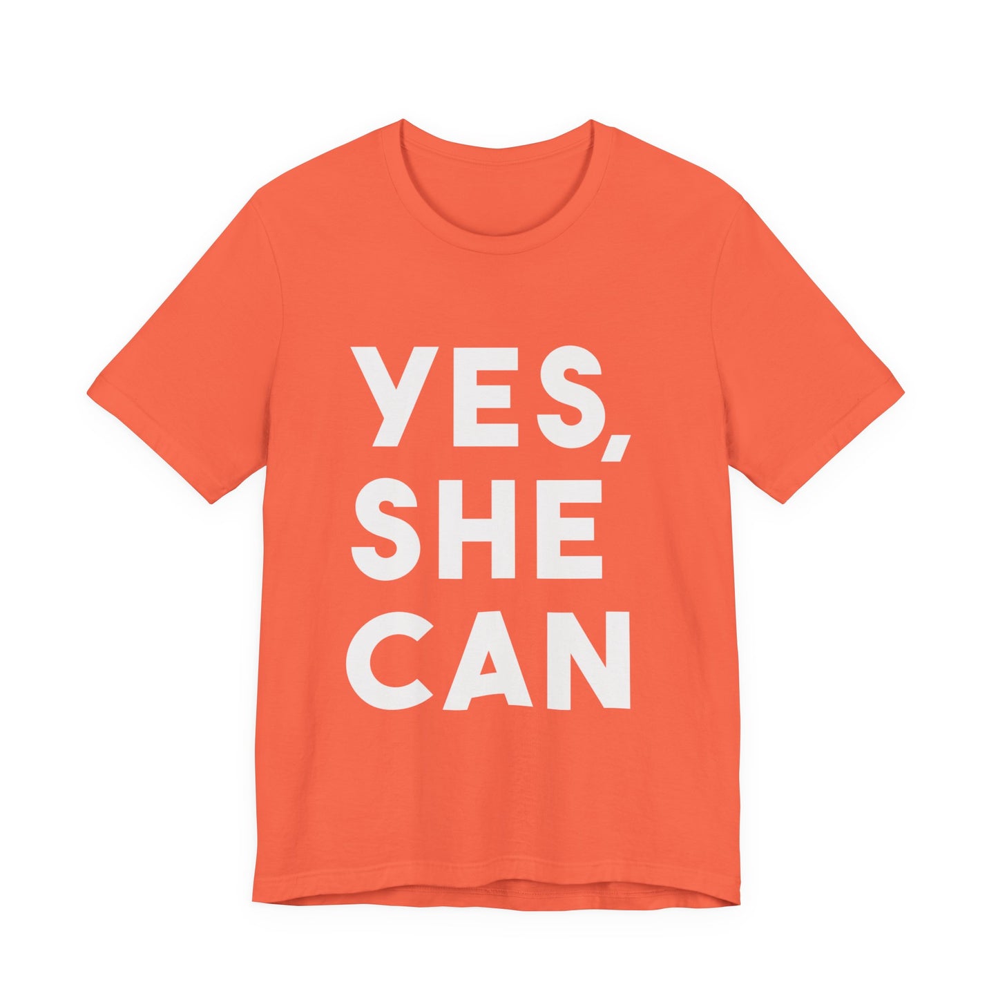 Yes, She Can - Unisex Jersey Short Sleeve Tee