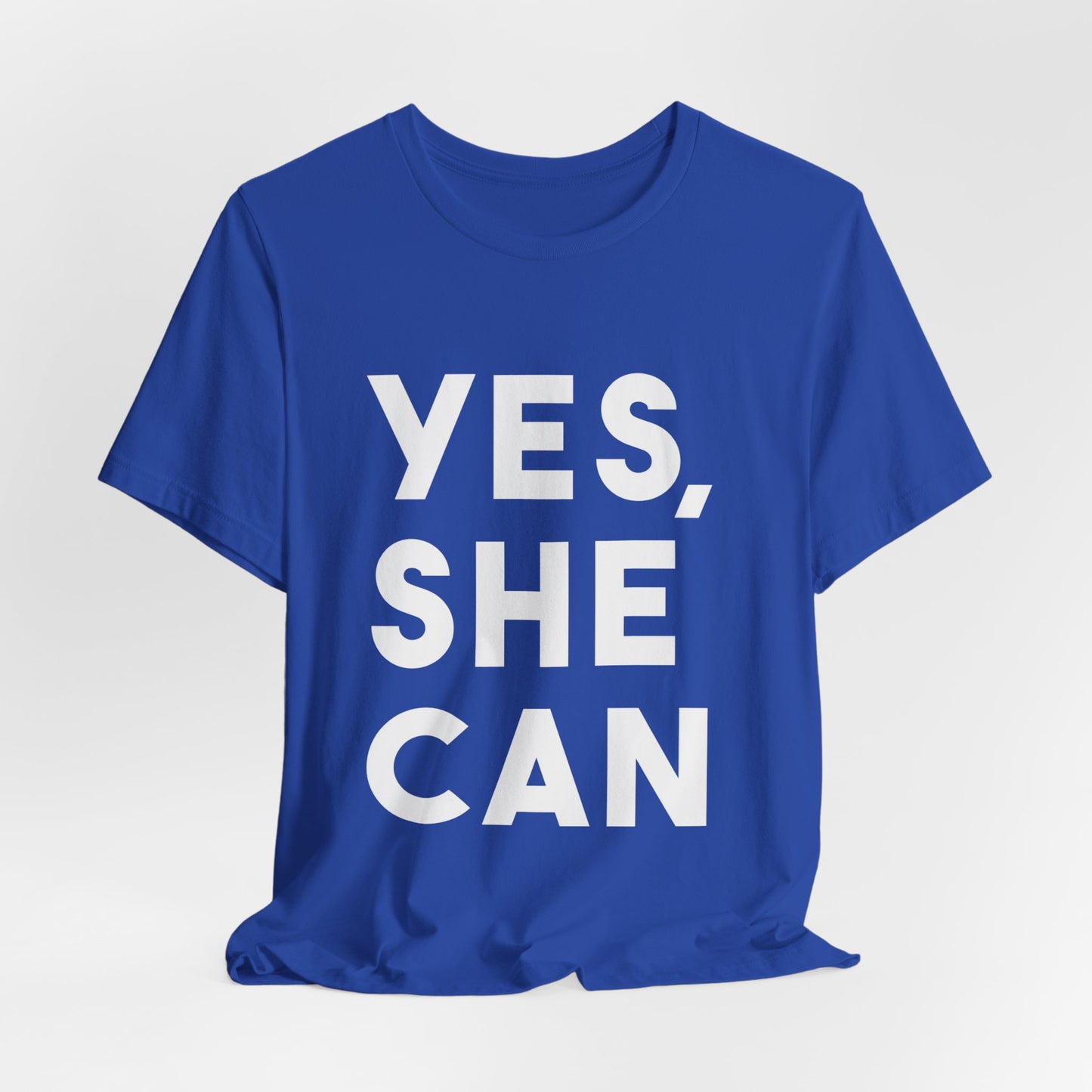 Yes, She Can - Unisex Jersey Short Sleeve Tee