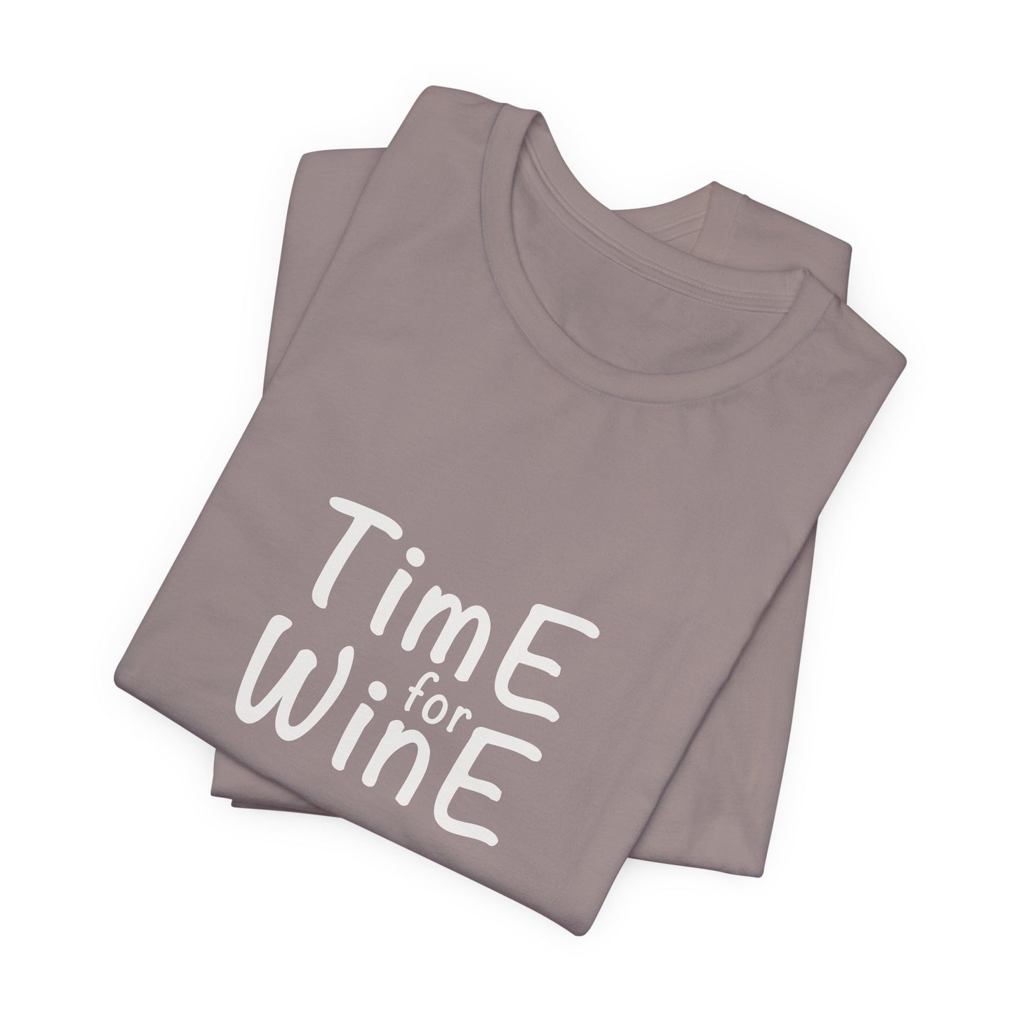 Time for Wine - Unisex Jersey Short Sleeve Tee