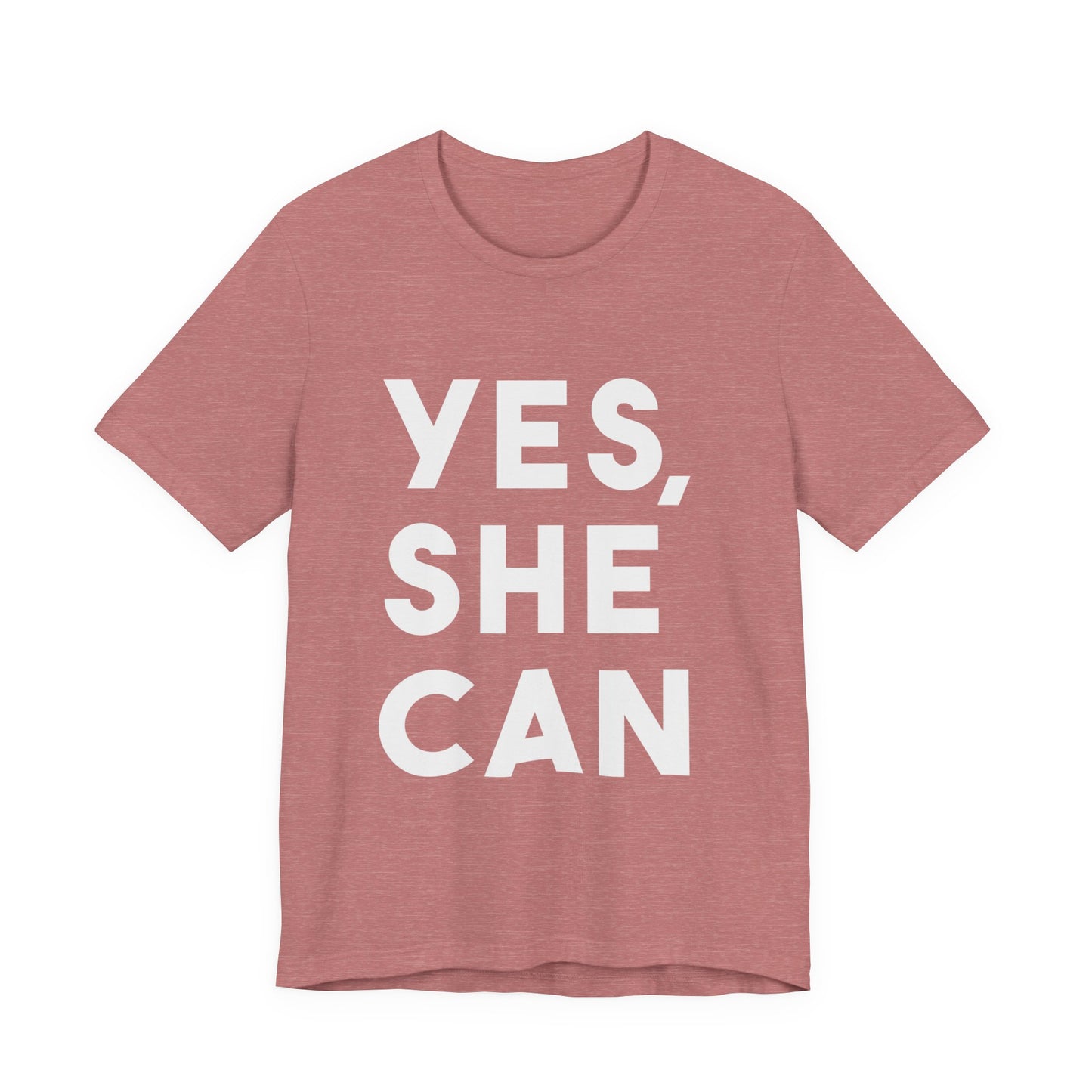 Yes, She Can - Unisex Jersey Short Sleeve Tee