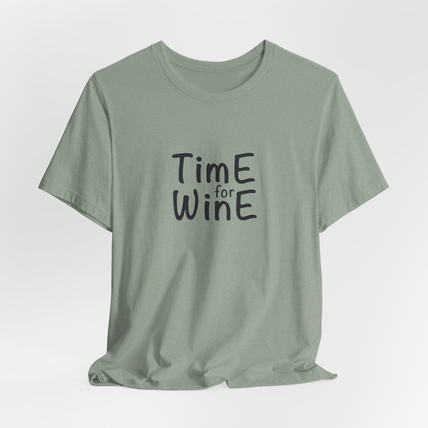 Time for Wine - Unisex Jersey Short Sleeve Tee