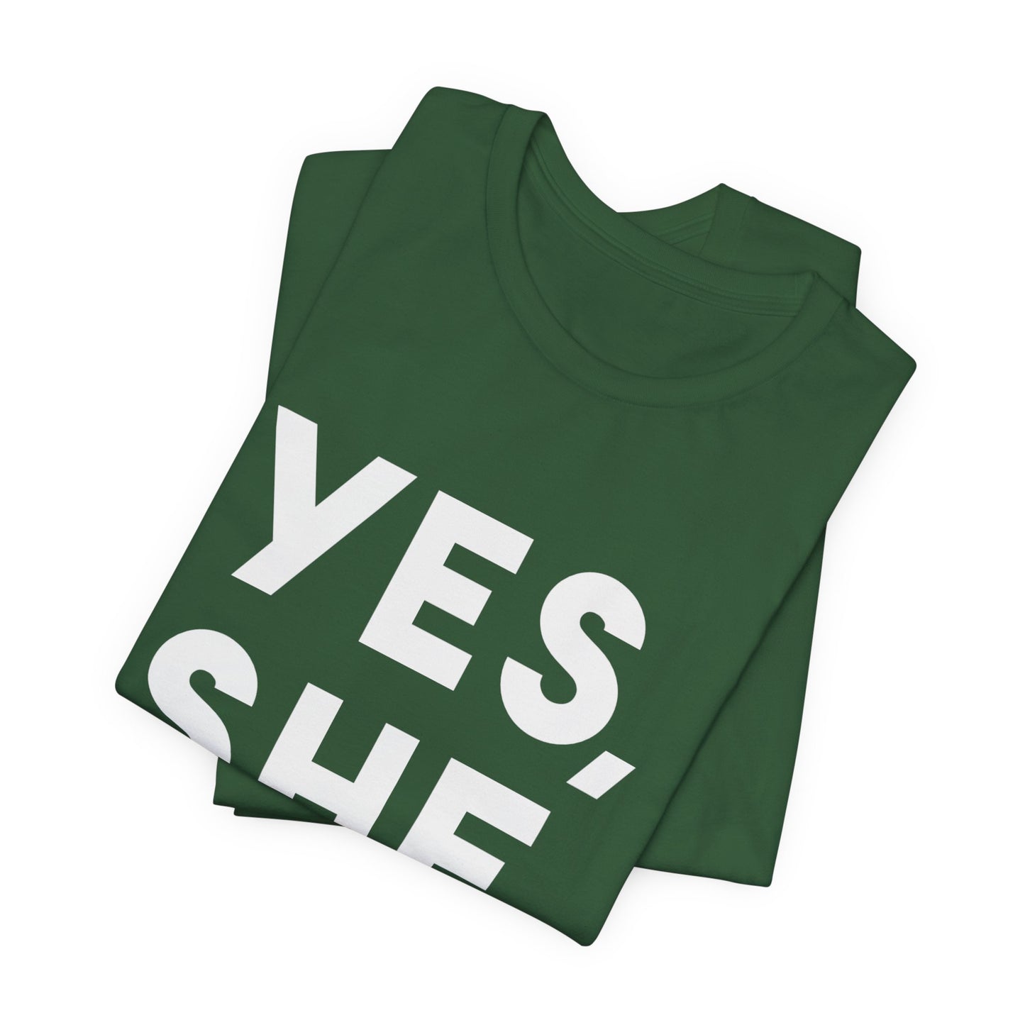 Yes, She Can - Unisex Jersey Short Sleeve Tee