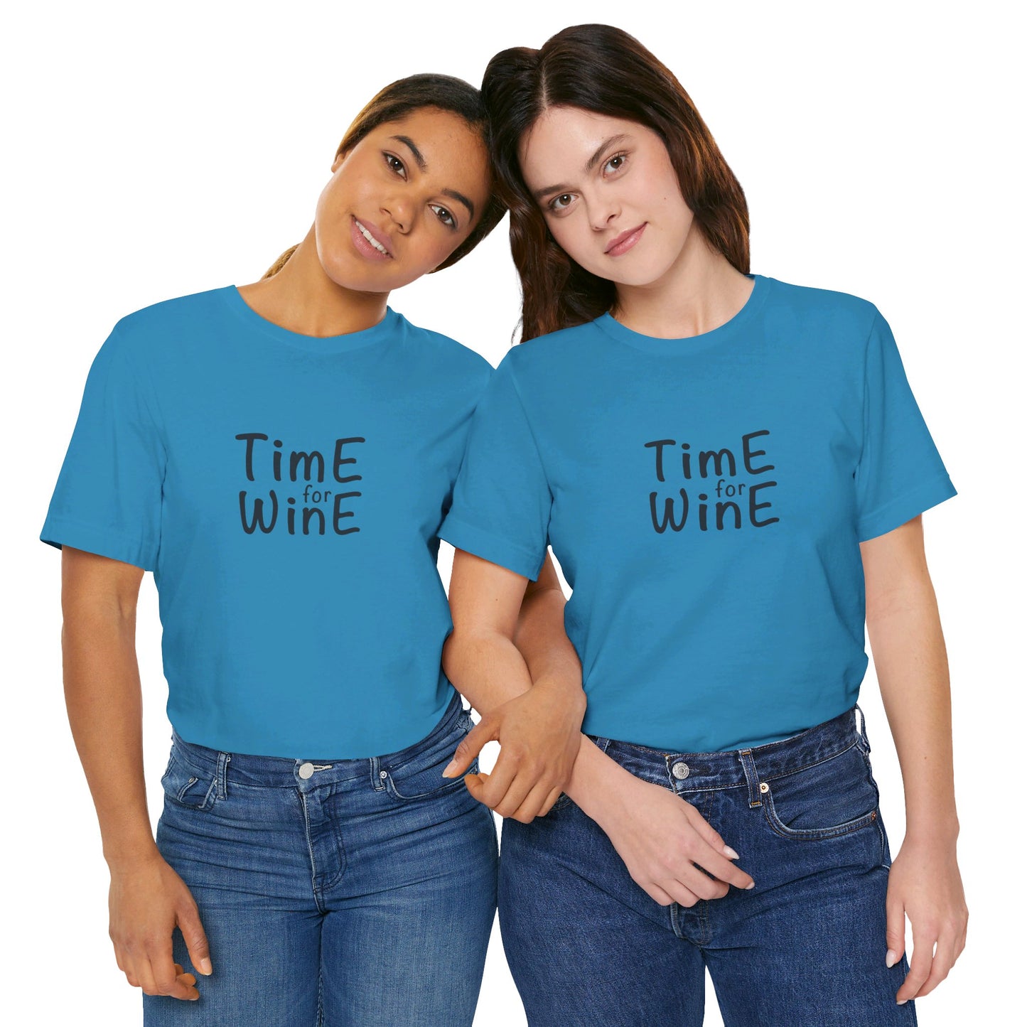 Time for Wine - Unisex Jersey Short Sleeve Tee