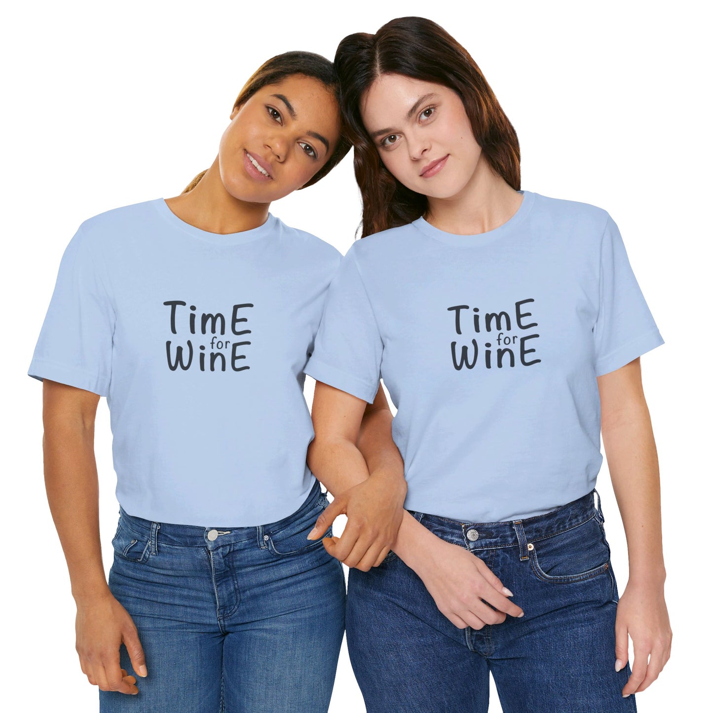 Time for Wine - Unisex Jersey Short Sleeve Tee