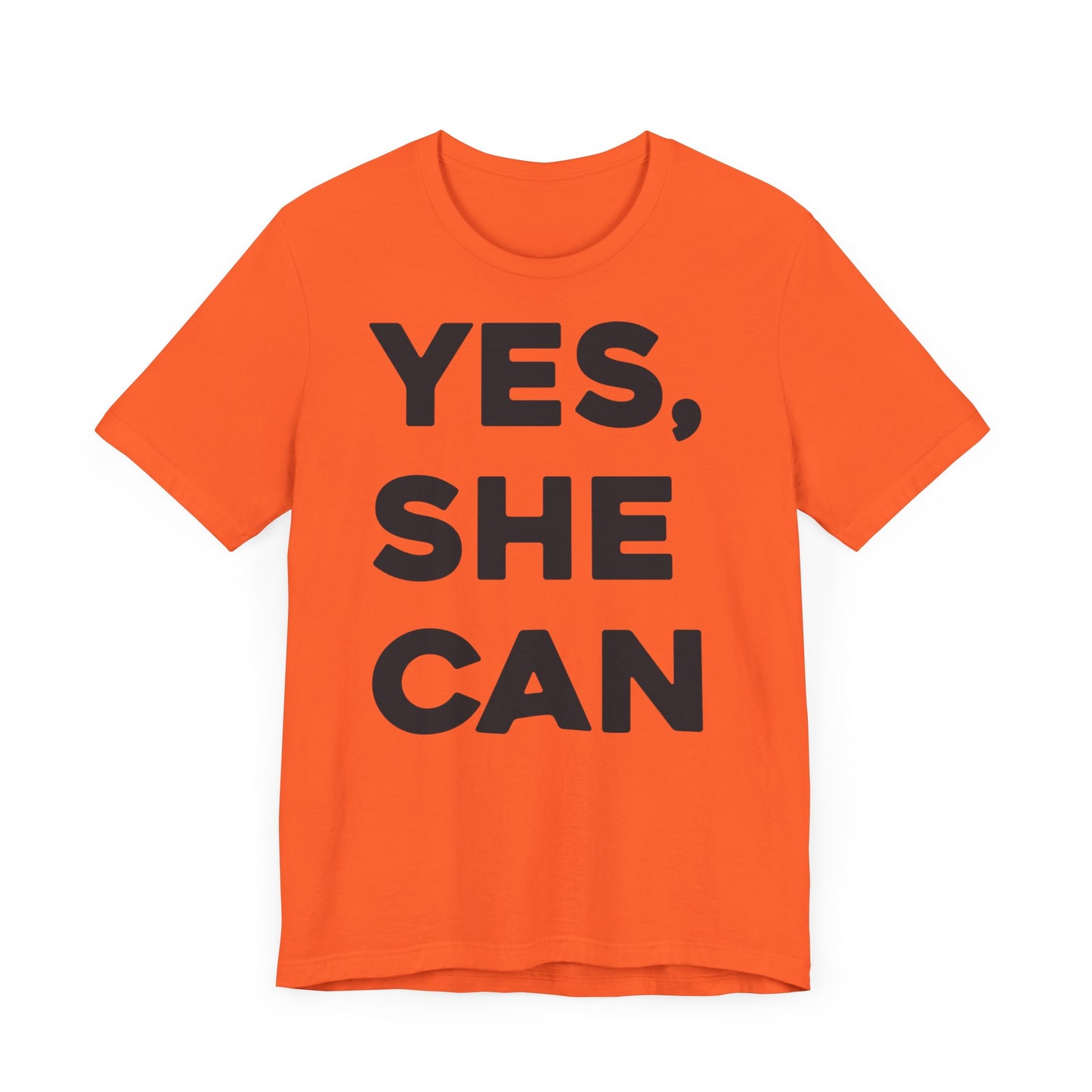 EU - Yes, She Can - Unisex Jersey Short Sleeve Tee