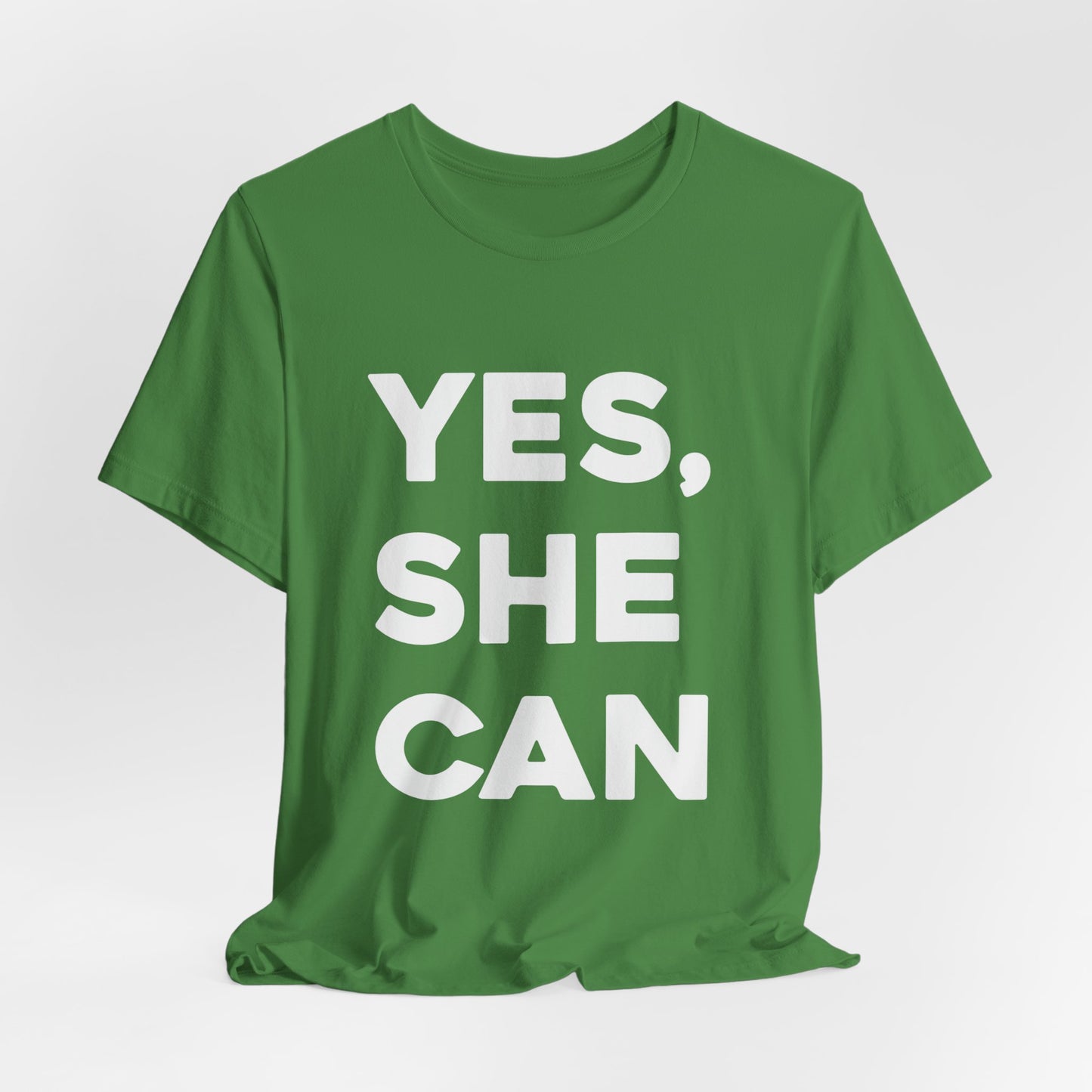 Yes, She Can - Unisex Jersey Short Sleeve Tee