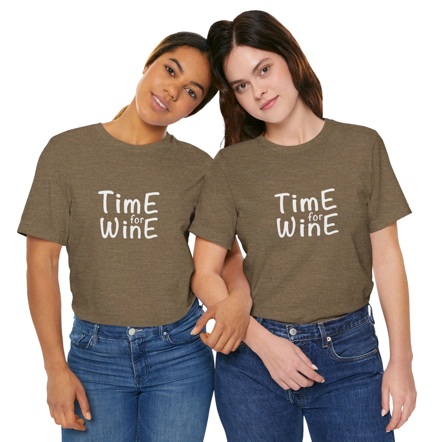 Time for Wine - Unisex Jersey Short Sleeve Tee