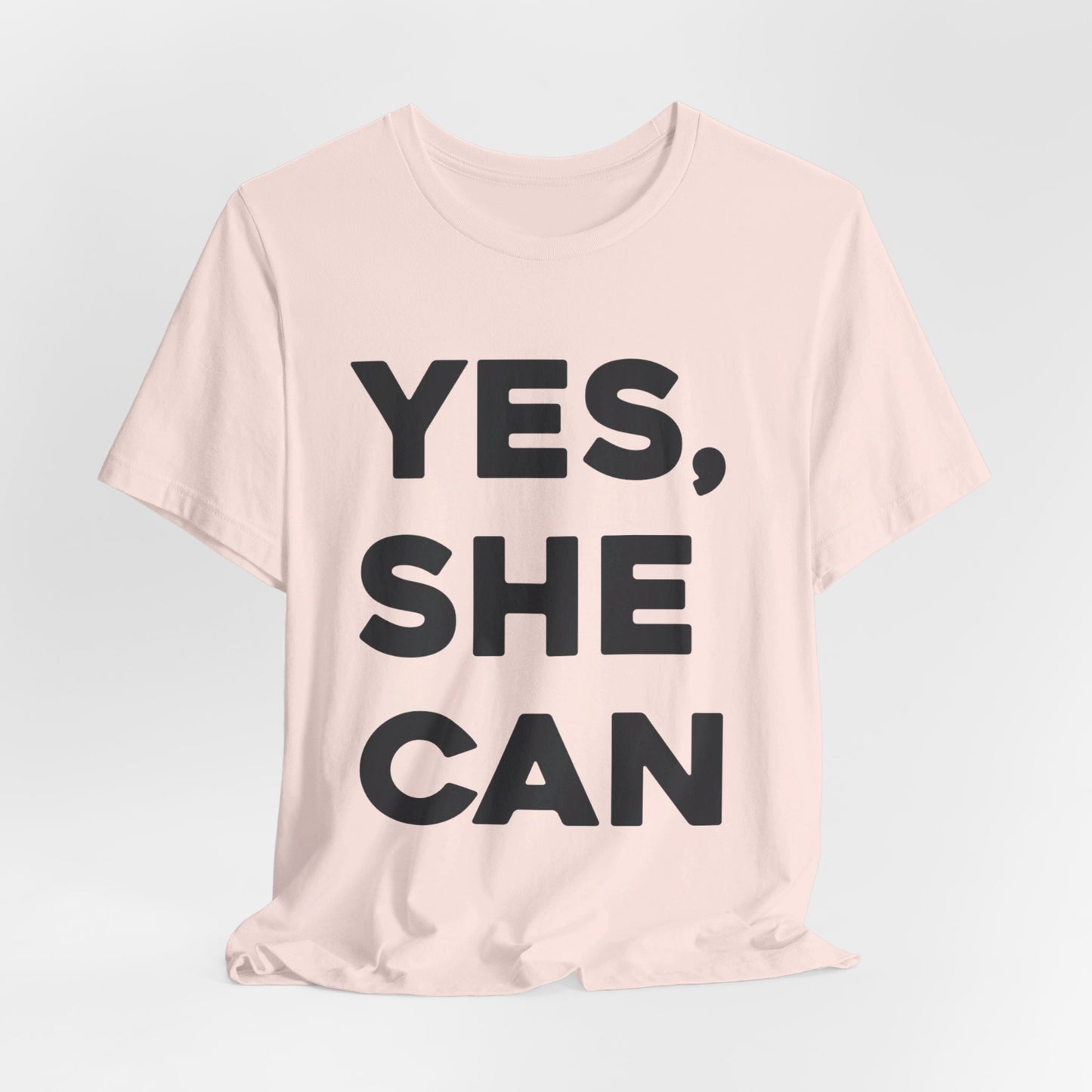 Yes, She Can - Unisex Jersey Short Sleeve Tee