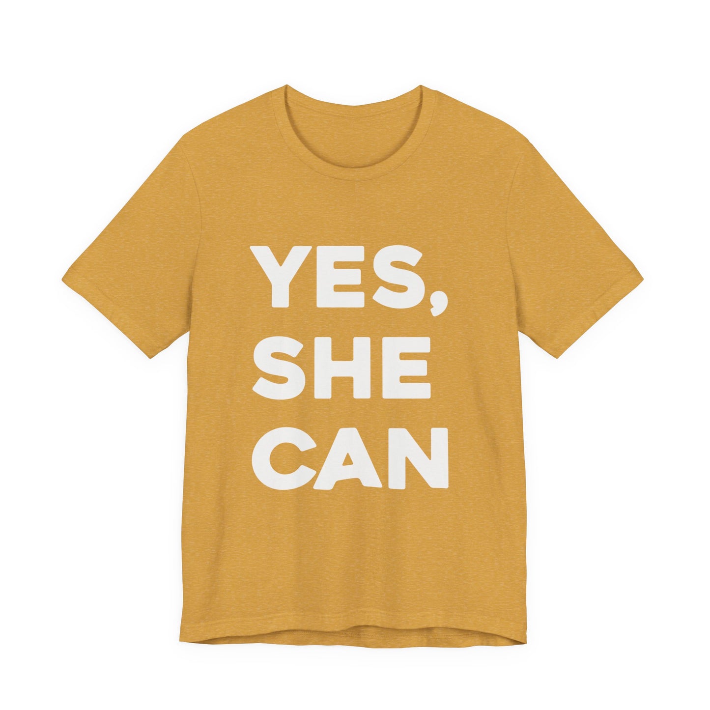 Yes, She Can - Unisex Jersey Short Sleeve Tee