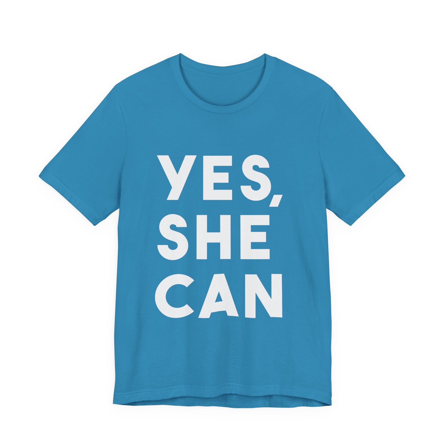Yes, She Can - Unisex Jersey Short Sleeve Tee