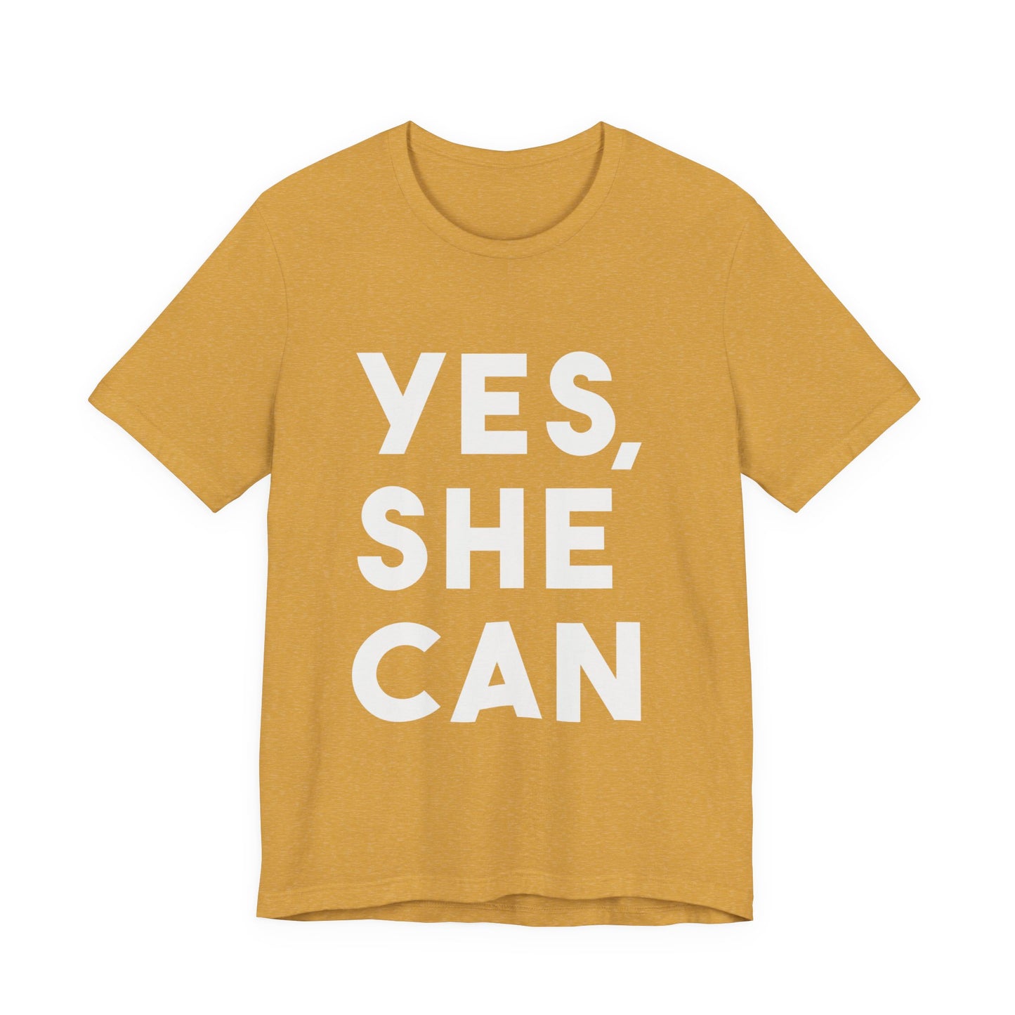 Yes, She Can - Unisex Jersey Short Sleeve Tee