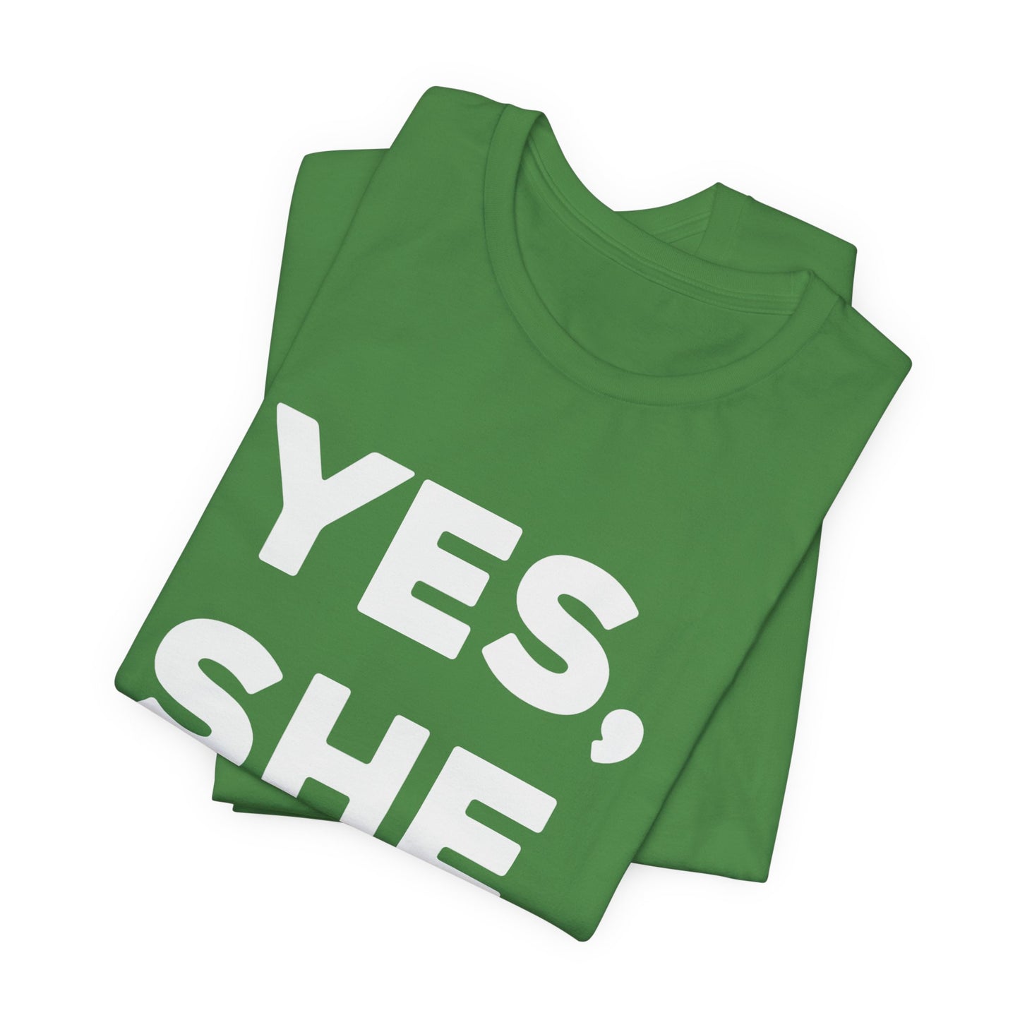 Yes, She Can - Unisex Jersey Short Sleeve Tee